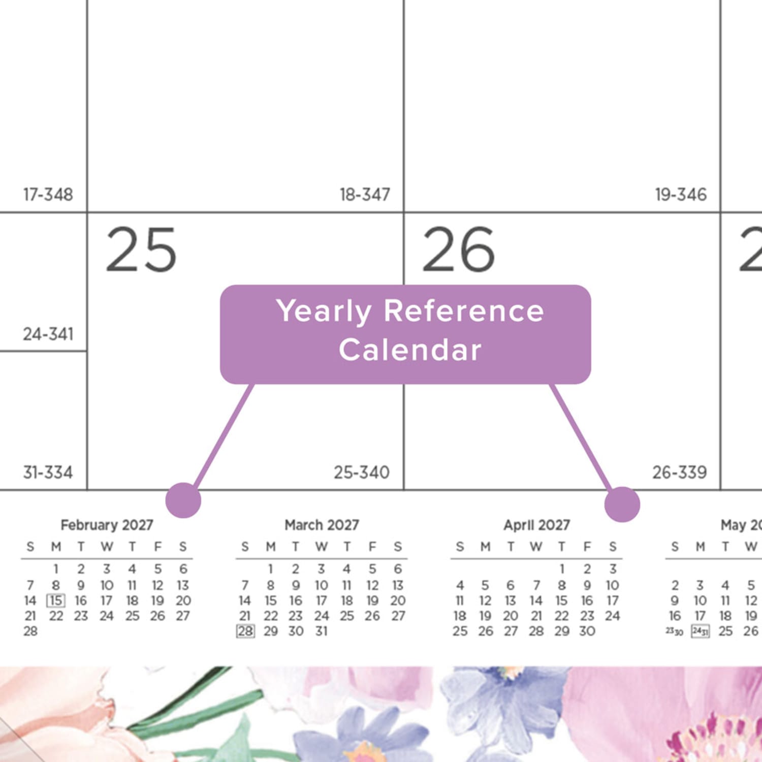2027 Blueline Colorful Monthly Desk Pad Calendar, 22in x 17in, Passion, January To December, C194113, Total Qty 1 - Image 6