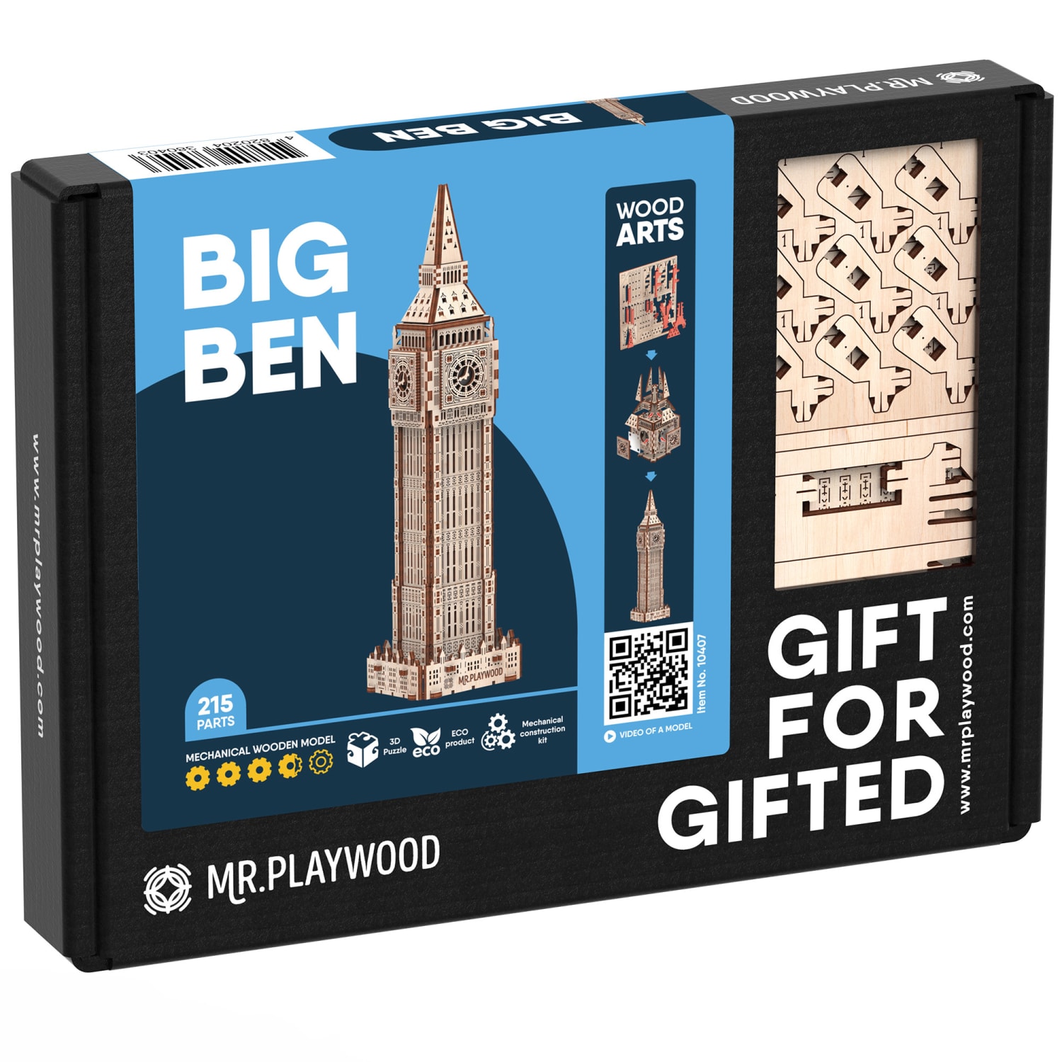 Mr.PLAYWOOD Big Ben 3D Wooden STEM Puzzle - Image 3
