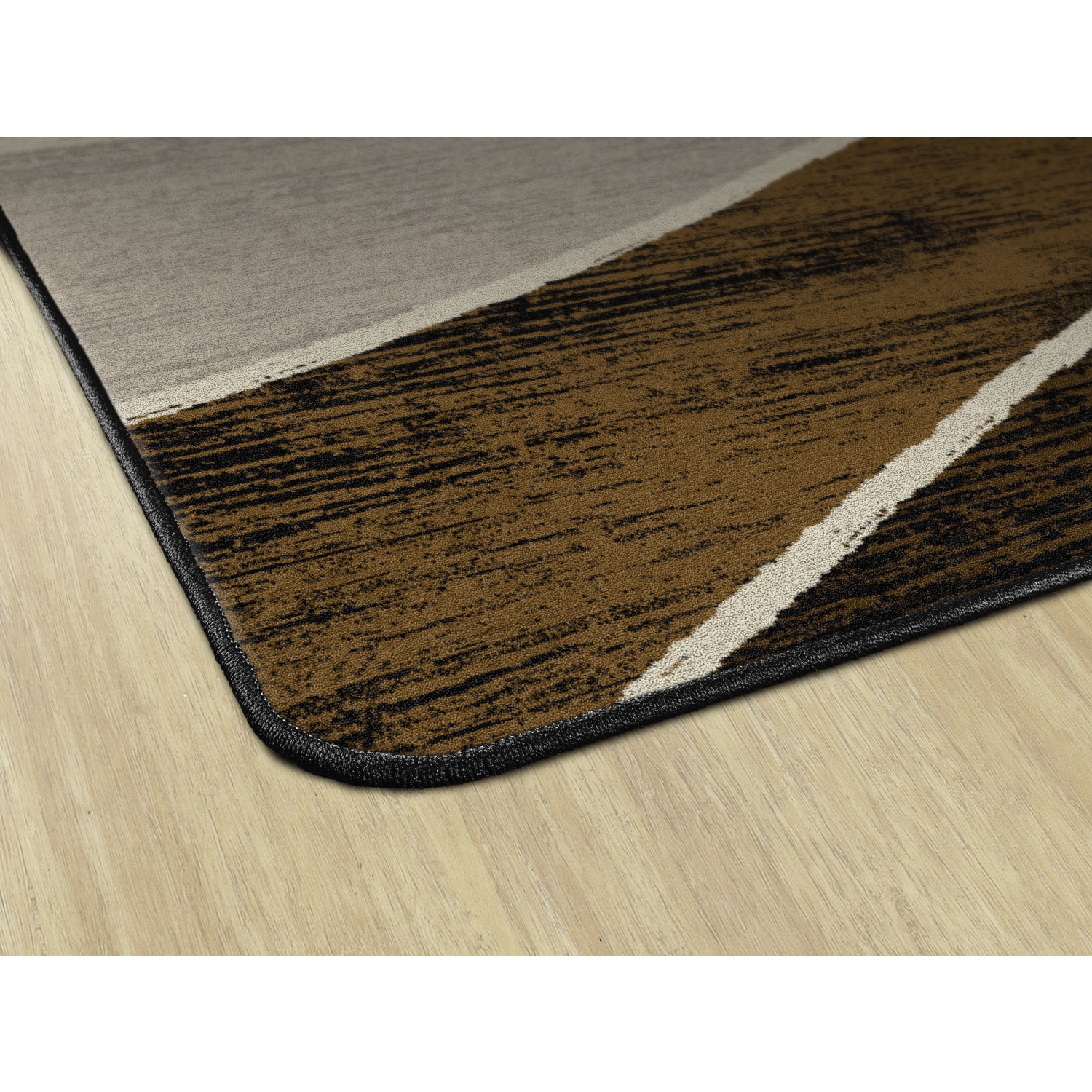 Flagship Carpets Waterford Rectangular Area Rug, 6ft x 8-1/3ft, Chocolate - Image 5