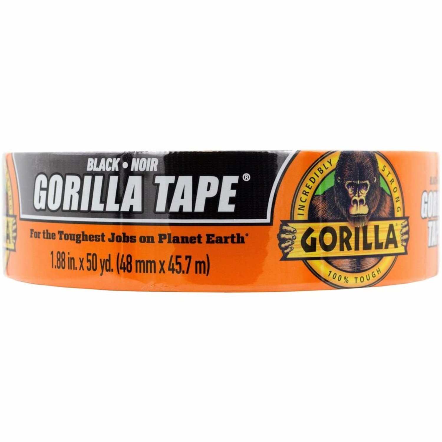 Gorilla Black Tape - 50 yd Length x 1.88in Width - Black - 1 Roll - Image 3