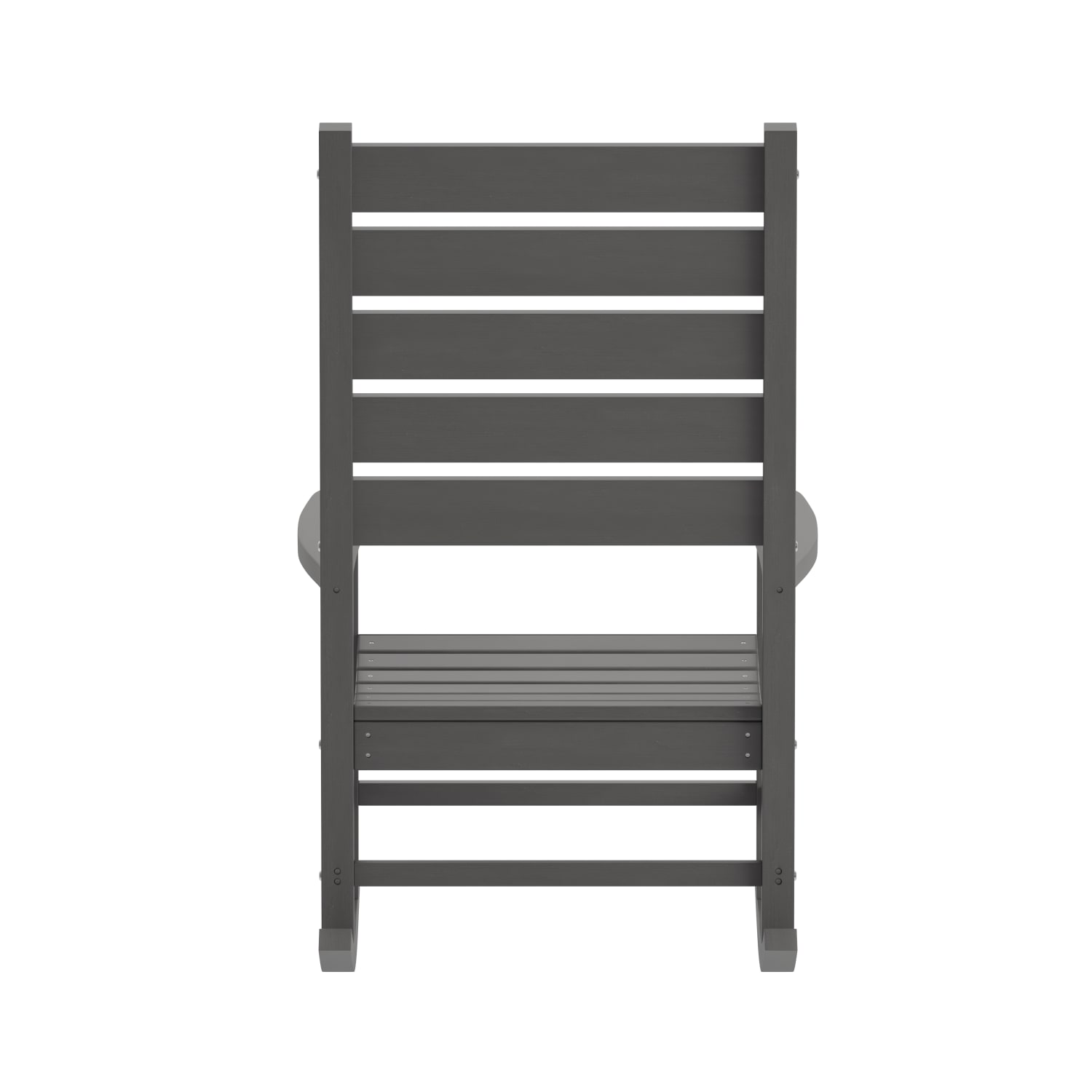 Flash Furniture Manchester All Weather Rocking Chair Gray PopularChairscom