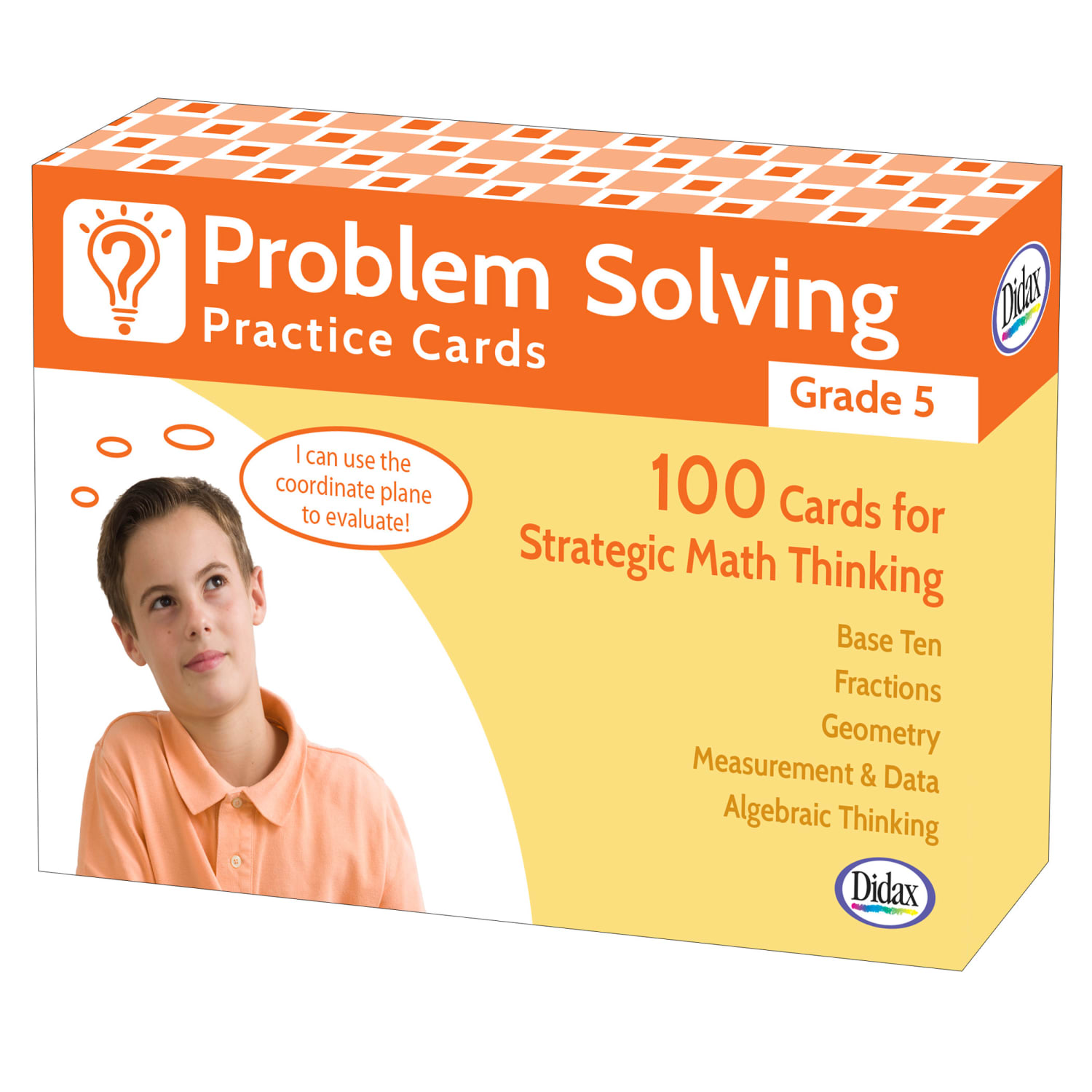Didax Problem Solving Practice Cards, Grade 5