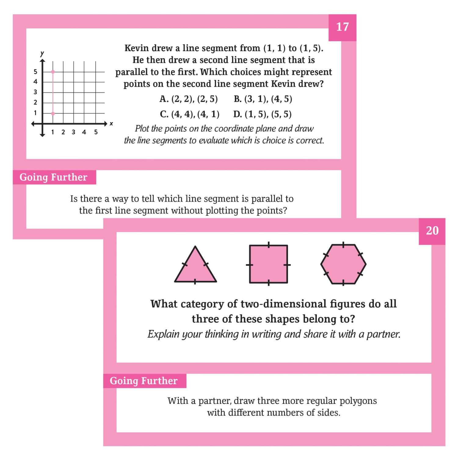 Didax Problem Solving Practice Cards, Grade 5 - Image 3
