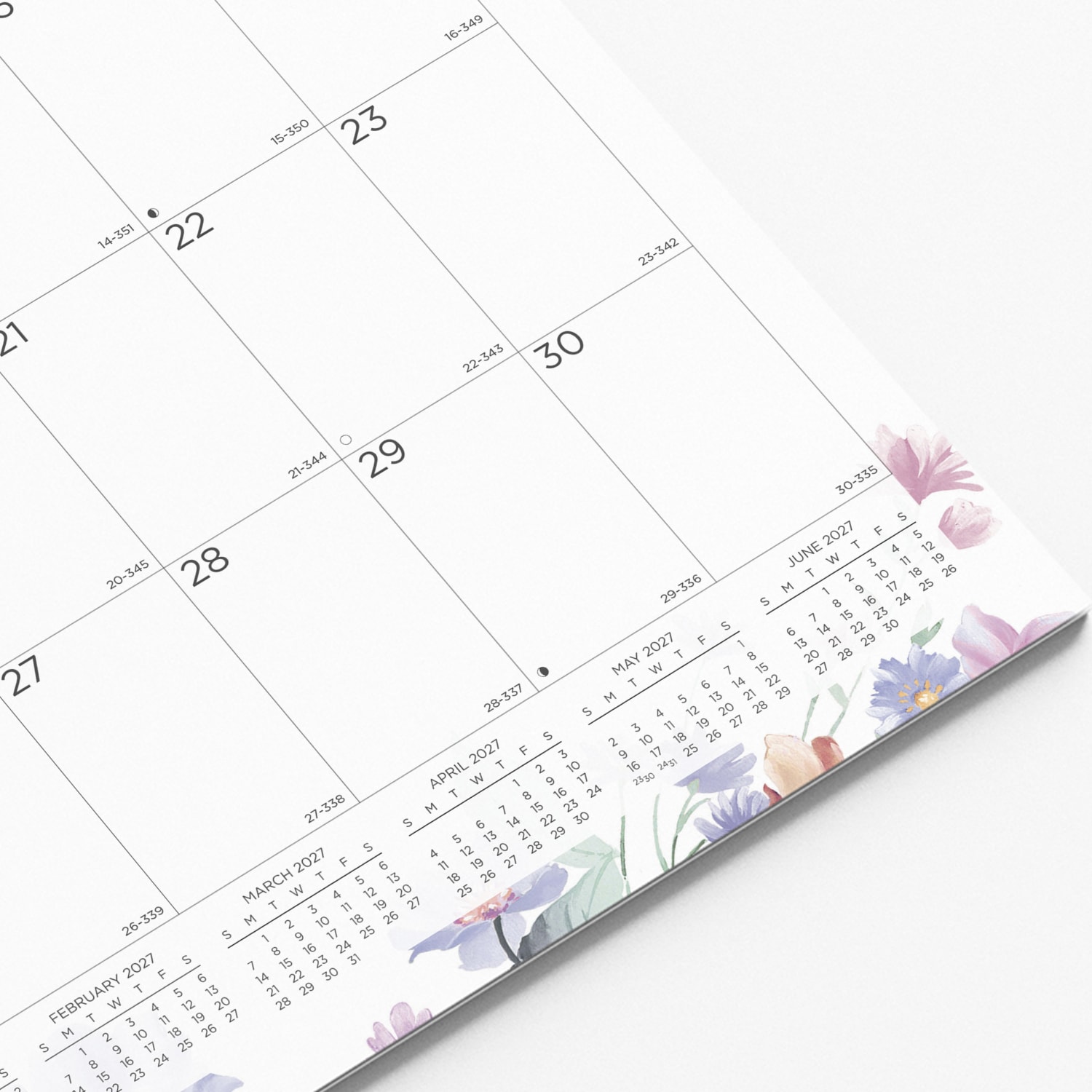 2027 Blueline Colorful Monthly Wall Calendar, 12in x 17in, Passion, January To December, C173126, Total Qty 1 - Image 5