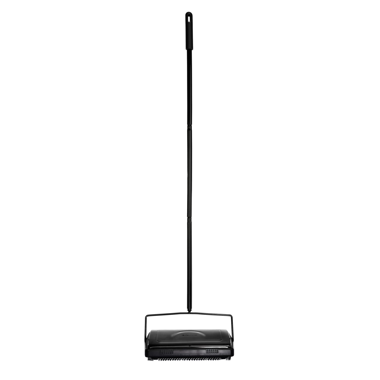 Alpine Industries Manual Triple-Brush Floor And Carpet Sweeper, 42-1/2inH x 11-1/16inW x 7-15/16inD, Black - Image 3