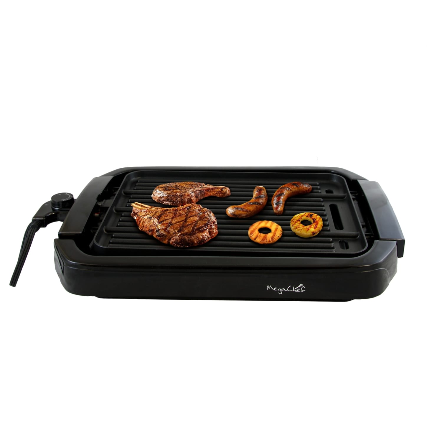 MegaChef 995101714M Dual Surface Reversible Indoor Grill And Griddle, Black - Image 6