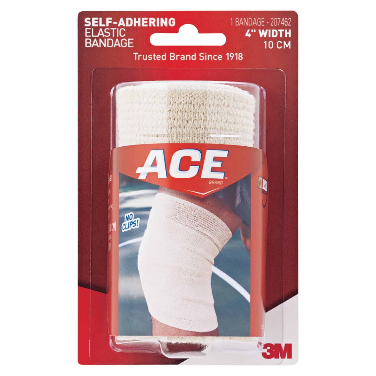 ACE Athletic Support Wrap, 4in Width, Tan