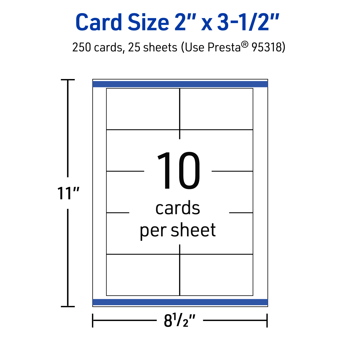 Avery Printable Business Cards With Sure Feed Technology, 2inx3.5in, Glossy White, Pack Of 250 - Image 6