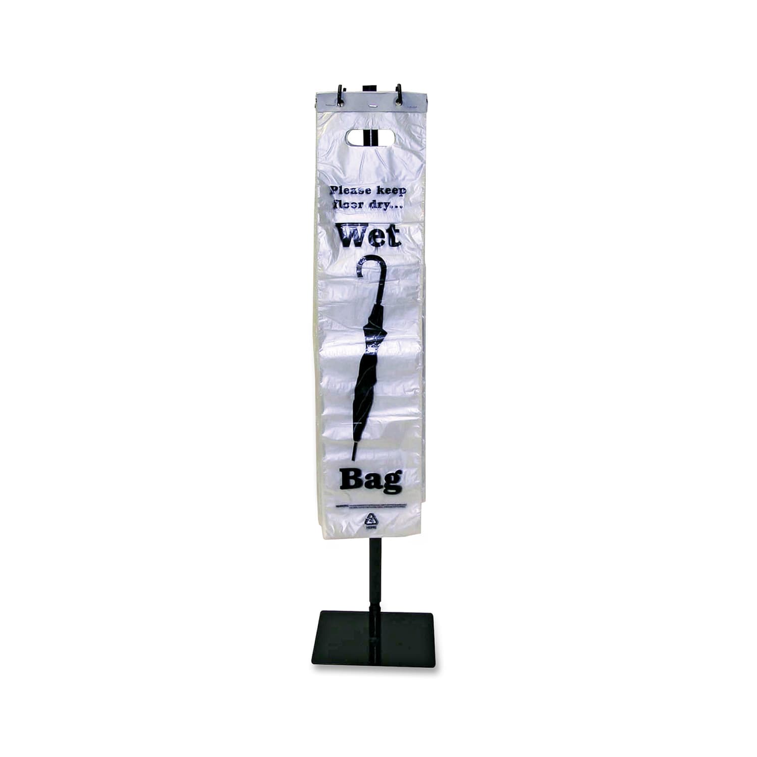 TATCO Umbrella Bags, Black/Clear, Box Of 1,000 - Image 3