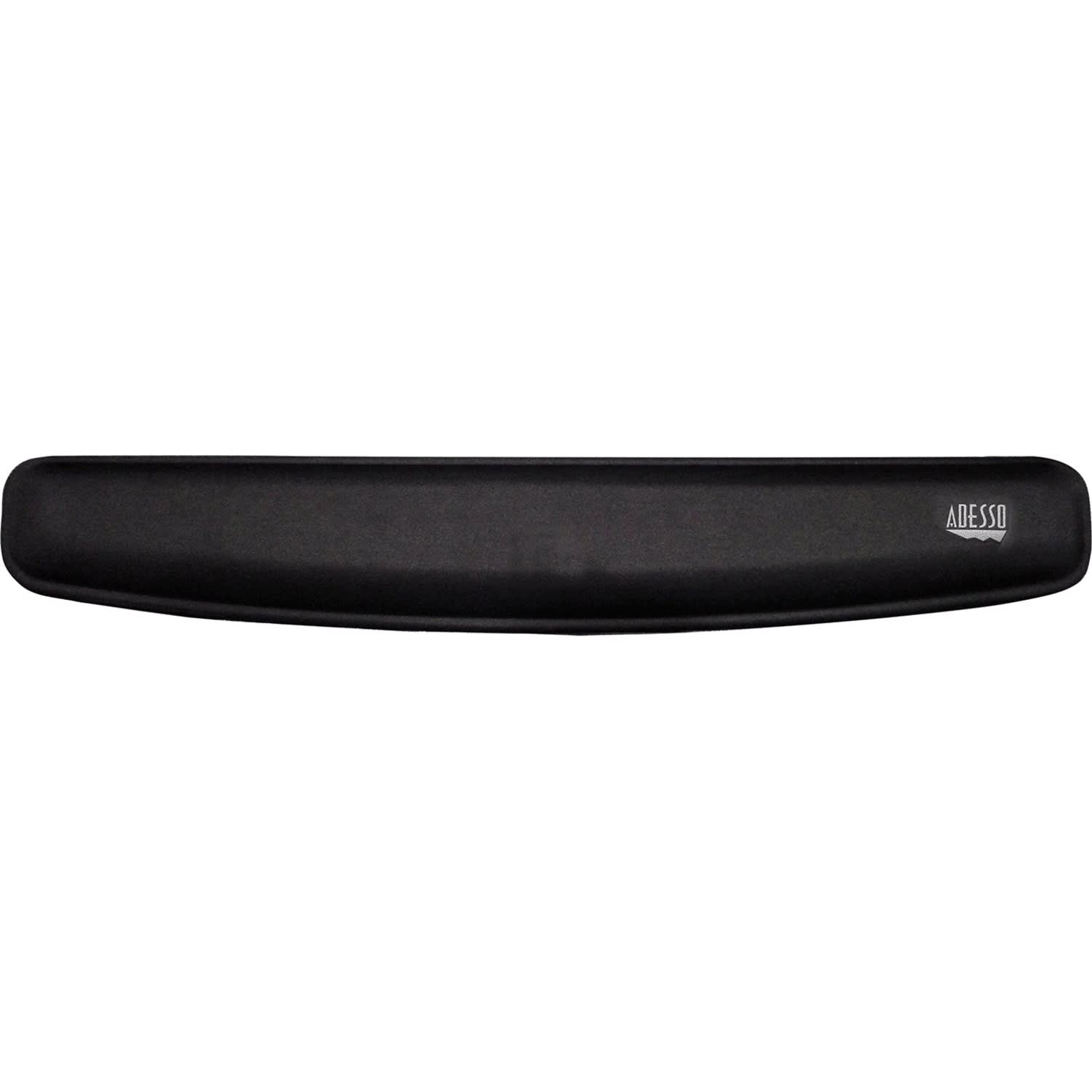 Adesso Memory Foam Keyboard Wrist Rest, 0.88inH x 3.25inW, Black, Rubber, Fiber, Memory Foam, Anti-slip