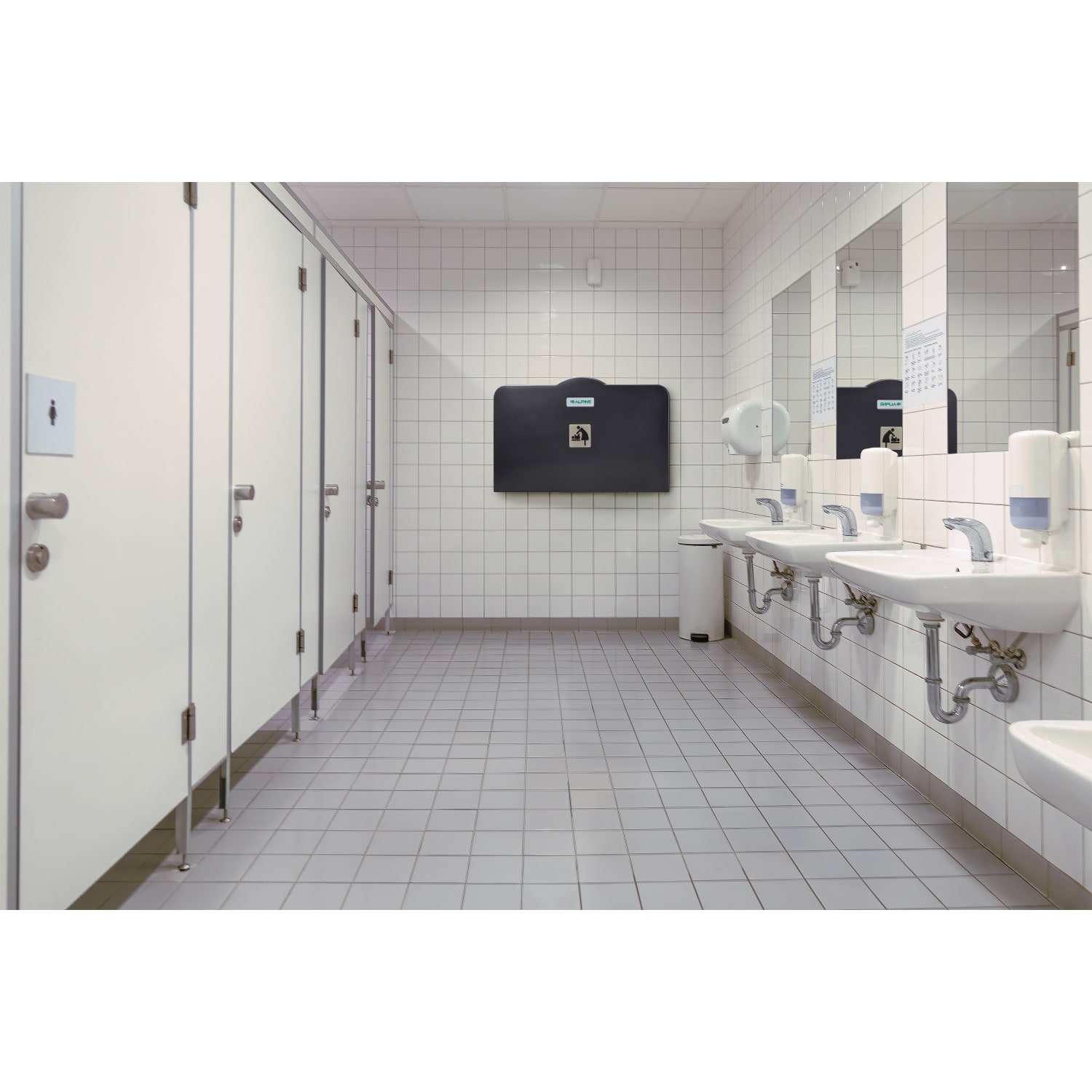 Alpine Horizontal Wall Mounted Foldable Baby Changing Station Table - Image 6