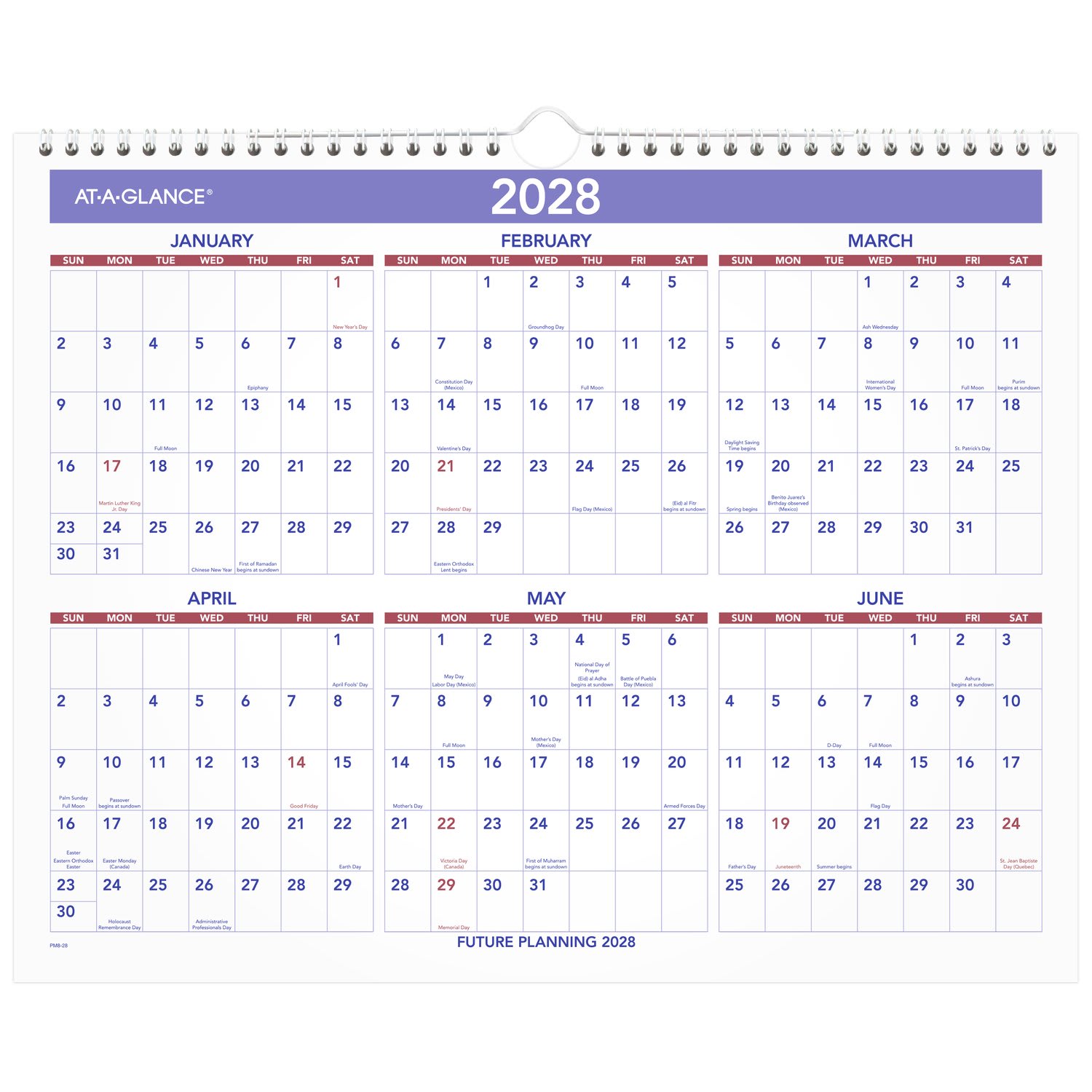 AT-A-GLANCE 2027 Monthly Wall Calendar, Medium, 15in x 12in - Image 6