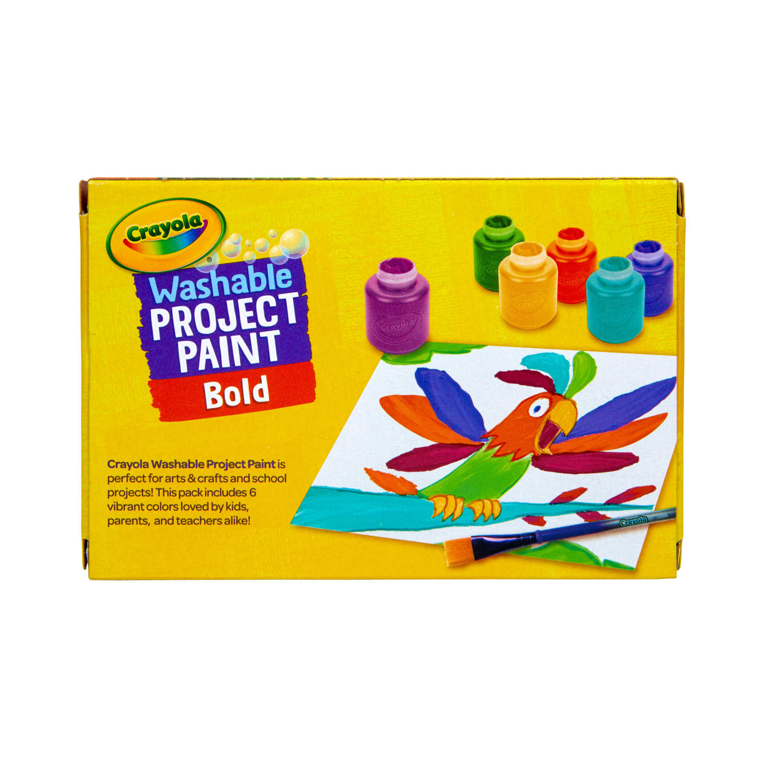 Crayola Bold Washable Project Paint, 2 Oz, Assorted Colors, Box Of 6 Paints - Image 4