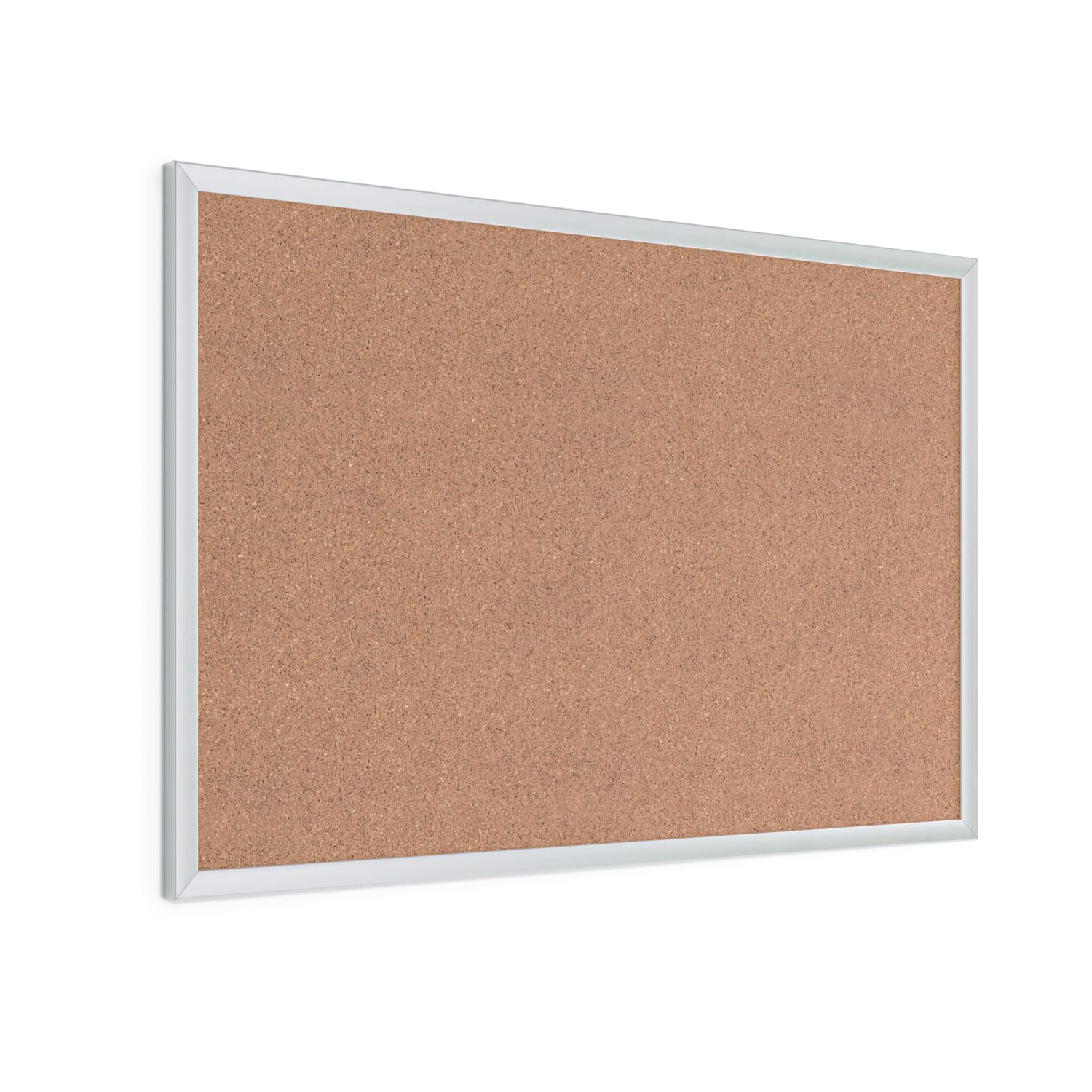 U Brands Cork Bulletin Board, 36in X 24in, Silver Aluminum Frame, Actual Size 35in X 23in (021U00-01) - Image 6