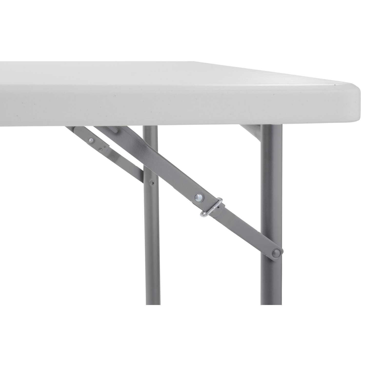 National Public Seating BT Series Heavy-Duty Folding Table, 36in x 36in, Speckled Gray - Image 5