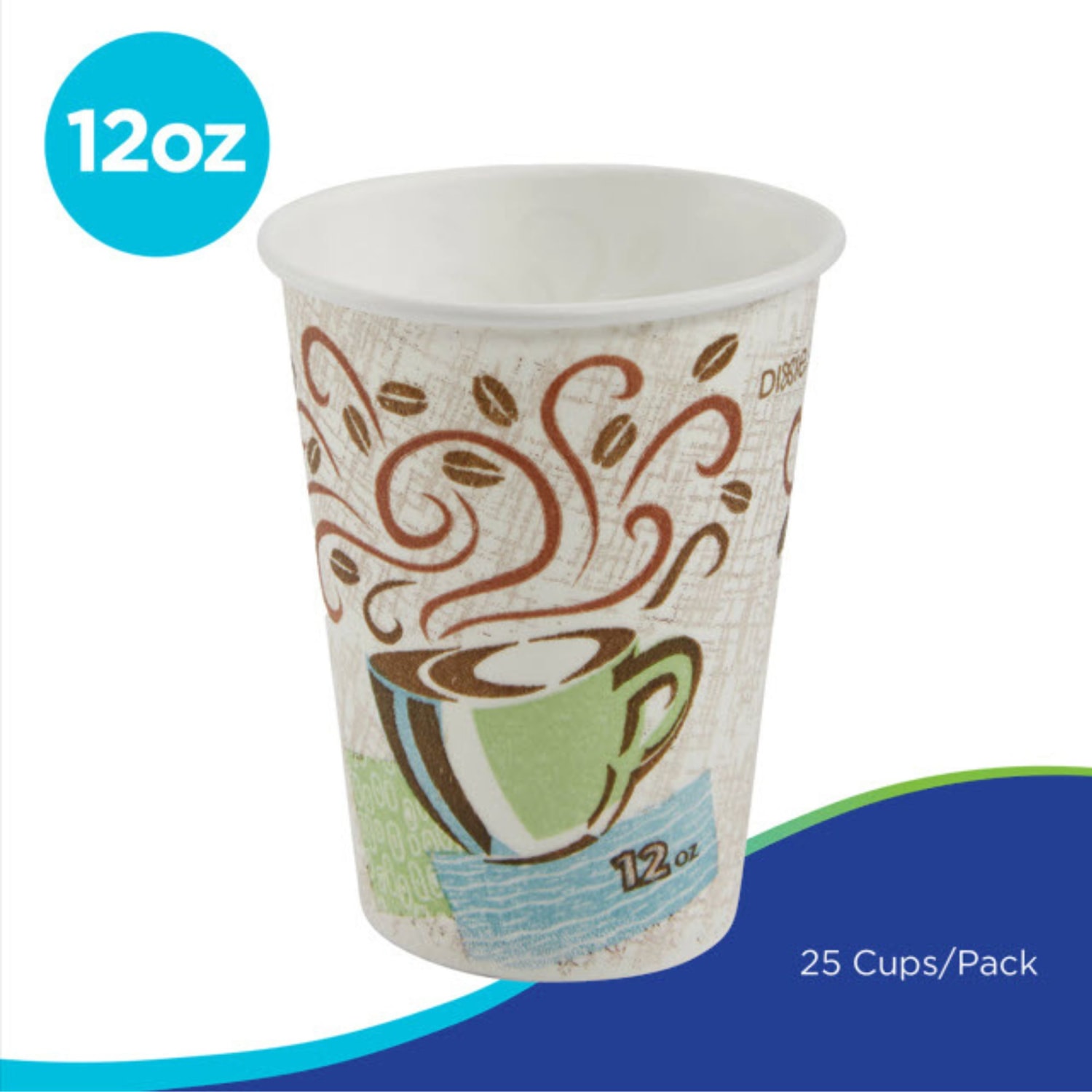 Dixie PerfecTouch by GP PRO Hot Cups, 12 Oz, Pack Of 25 Cups - Image 3