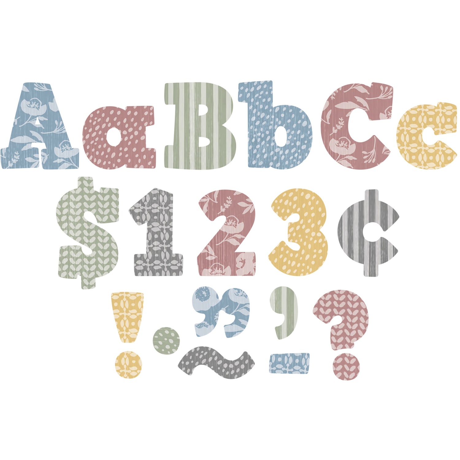 Teacher Created Resources 4in Letters, Classroom Cottage, 230 Letters Per Pack, Set Of 3 Packs - Image 3