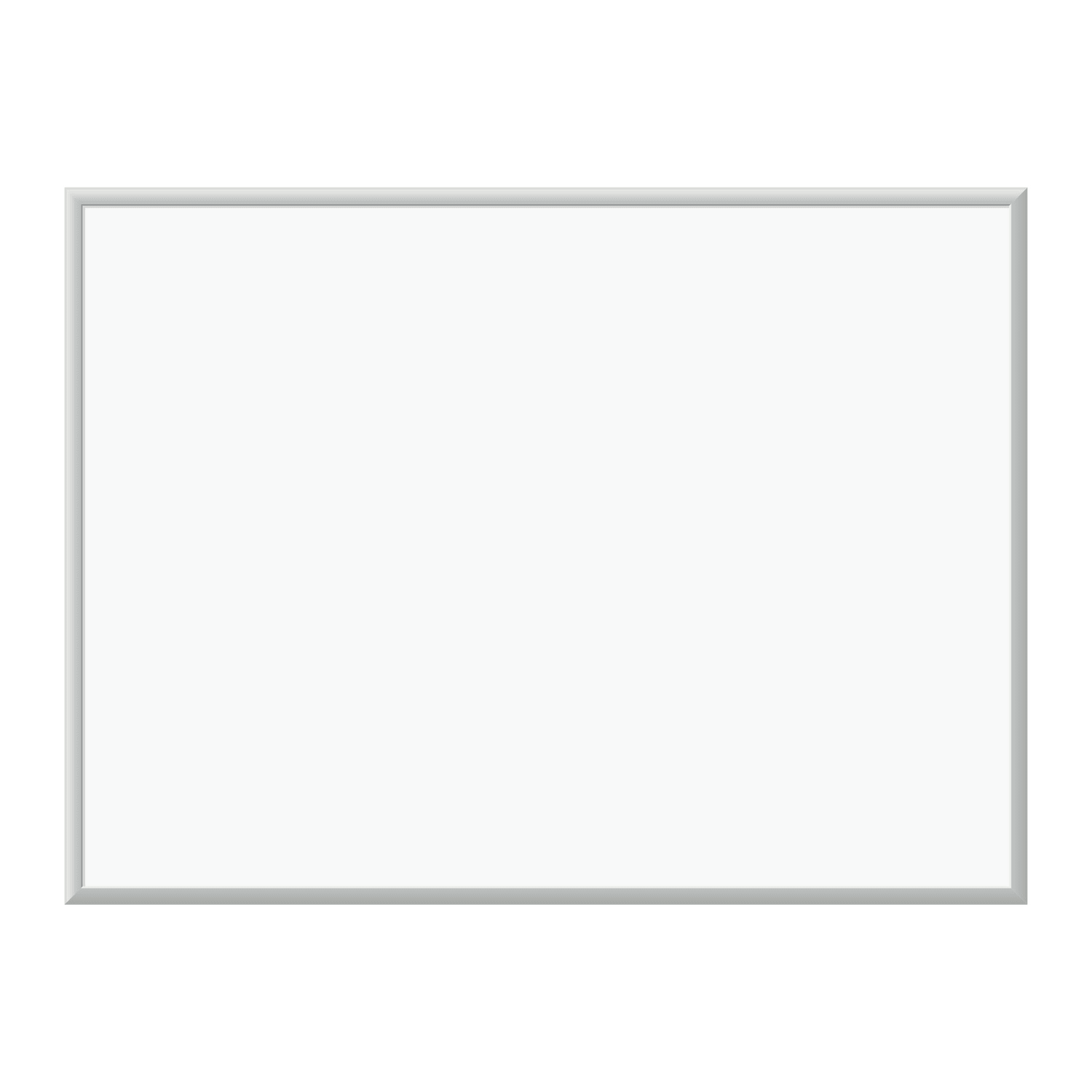 U Brands Magnetic Dry-Erase Board, 48in X 36in, Silver Aluminum Frame, Actual Size 47in X 35in (072U00-01)