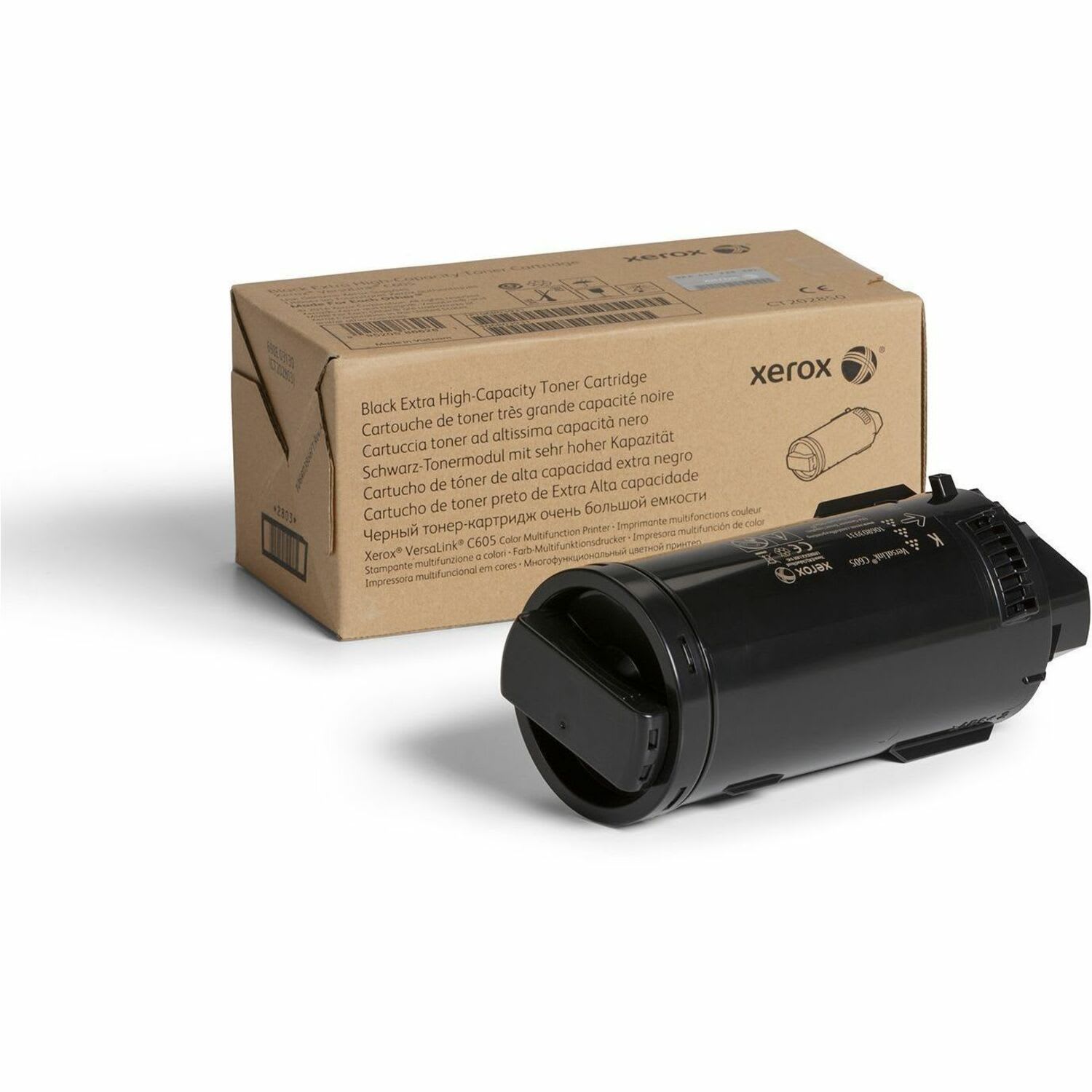 Xerox C605 Black Extra-High Yield Toner Cartridge, 106R03931
