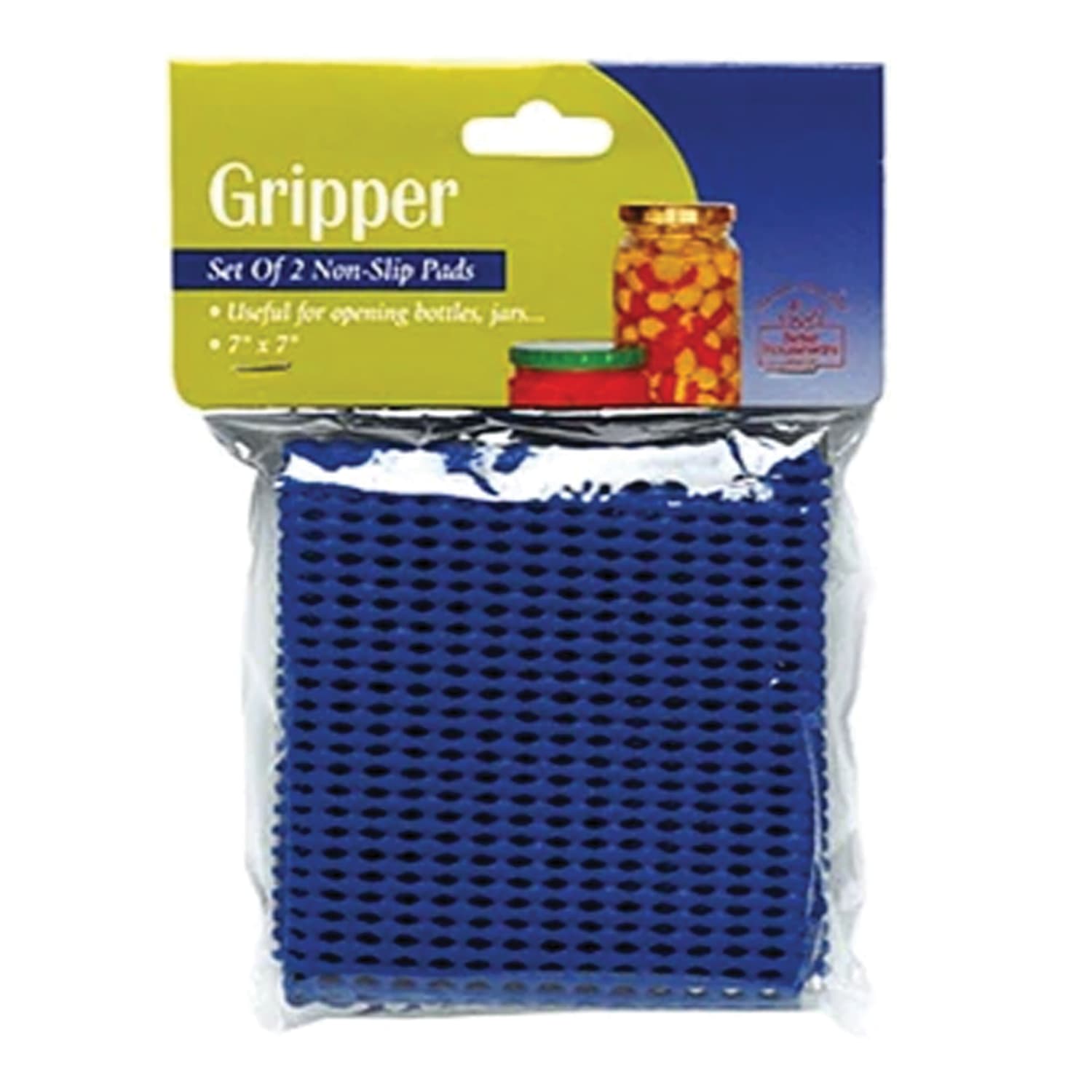 Better Houseware Rubber Non-Slip Jar Grippers, Blue, Set Of 2 Grippers - Image 4