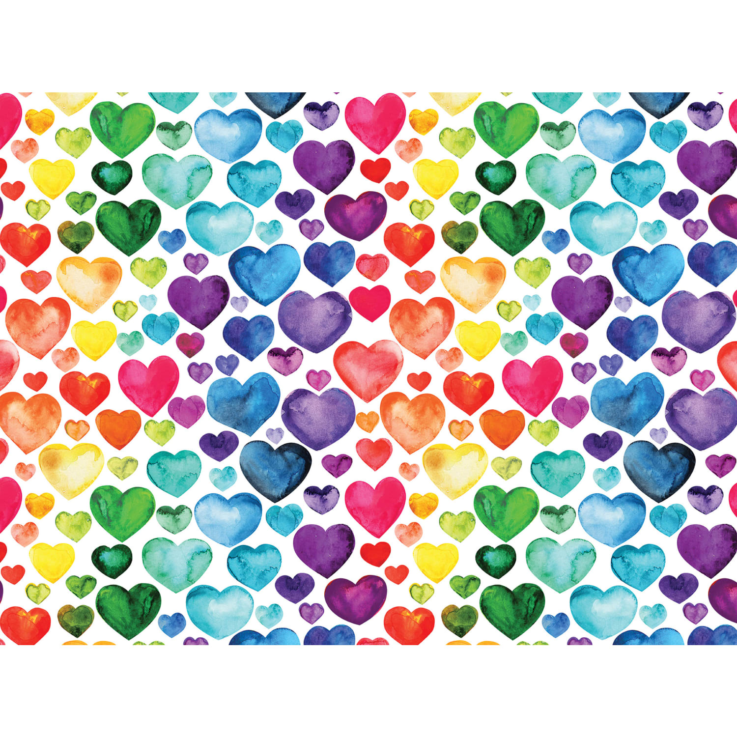 Willow Creek Press 500-Piece Puzzle, Rainbow Hearts - Image 3
