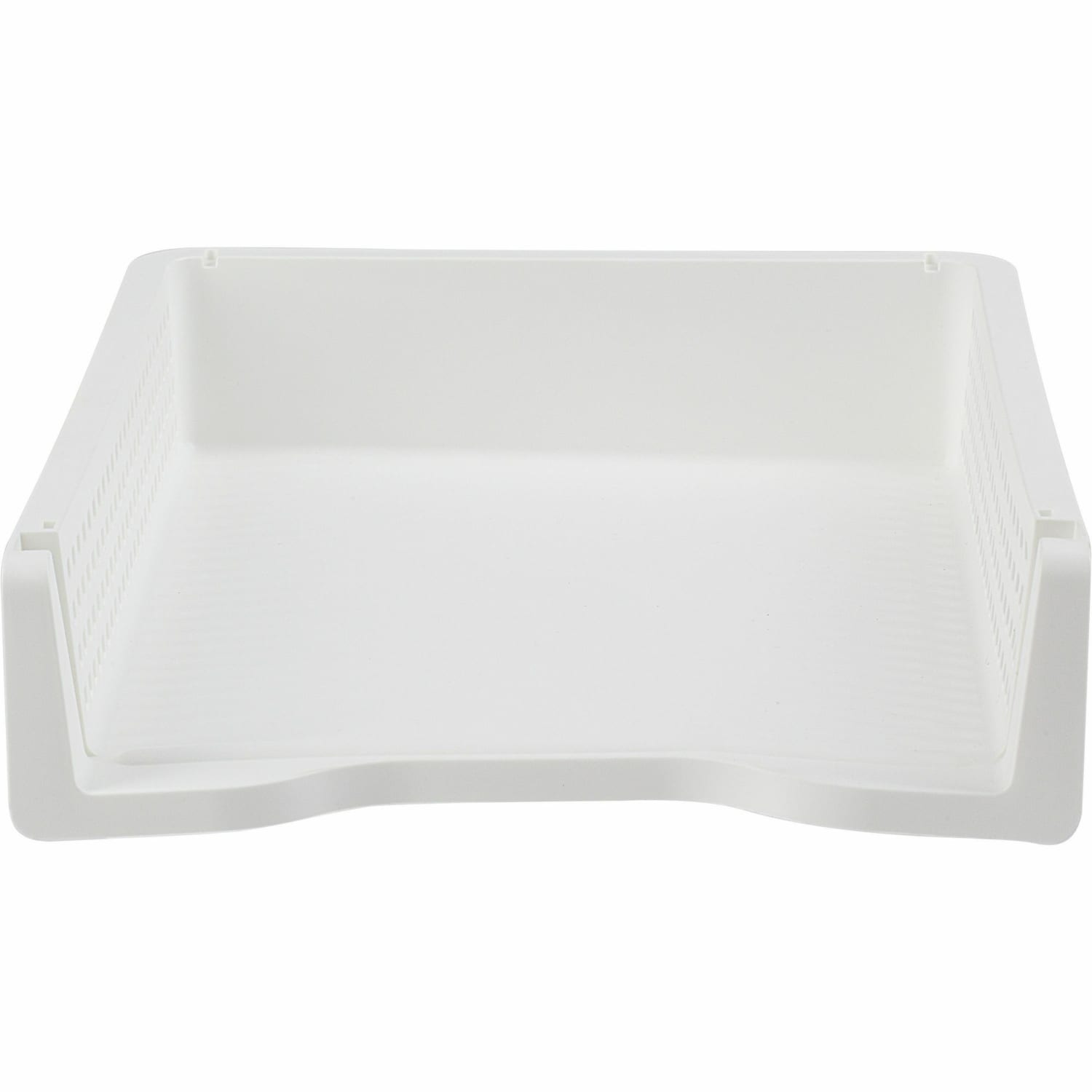 Business Source Stackable Letter Tray - Stackable, Front Loading - Black - Plastic - 1 Each - Image 3