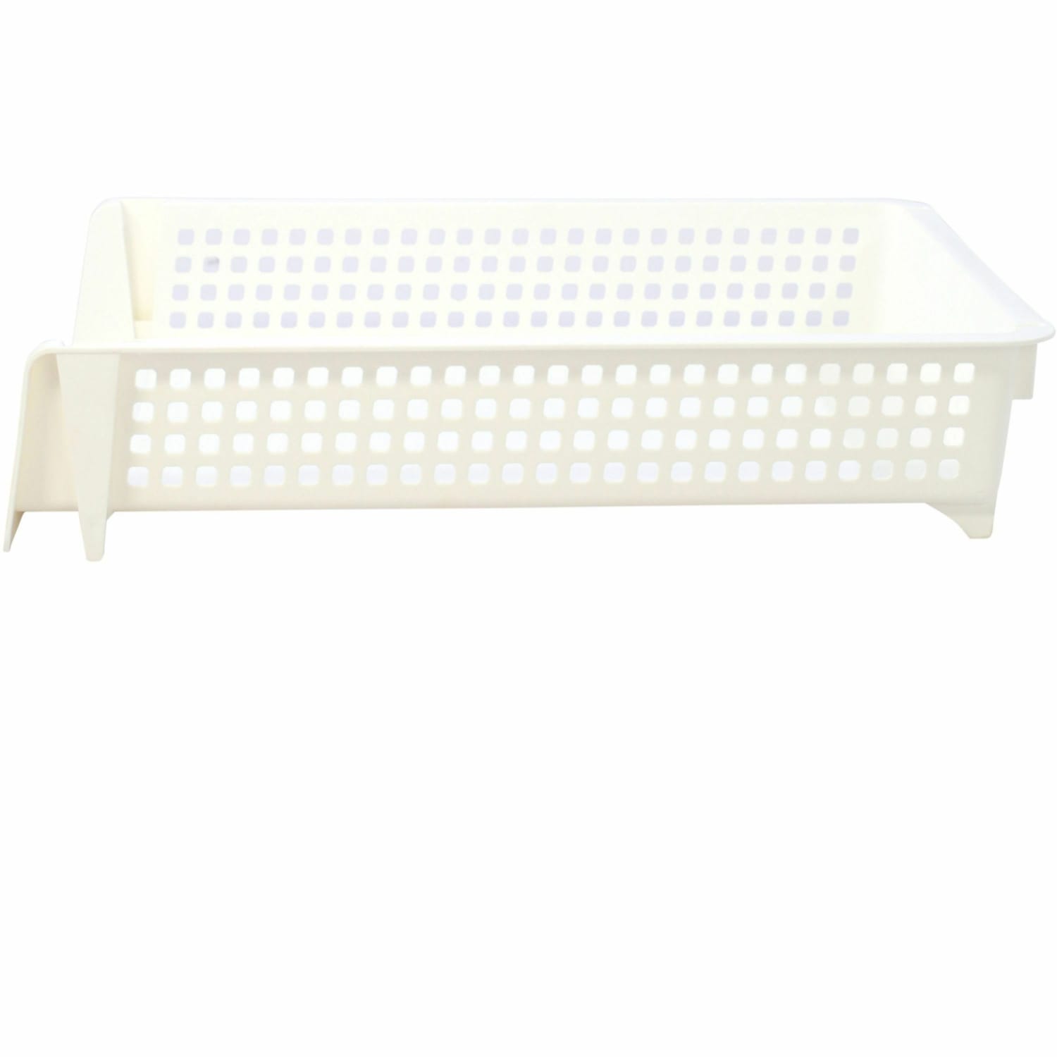 Business Source Stackable Letter Tray - Stackable, Front Loading - Black - Plastic - 1 Each - Image 5