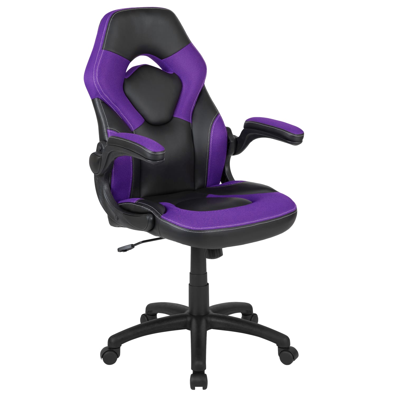 Flash Furniture X10 Ergonomic LeatherSoft HighBack Racing Gaming Chair PurpleBlack PopularChairscom Flash Furniture X10 Ergonomic LeatherSoft High Back Racing Gaming Chair PurpleBlack PopularChairscom