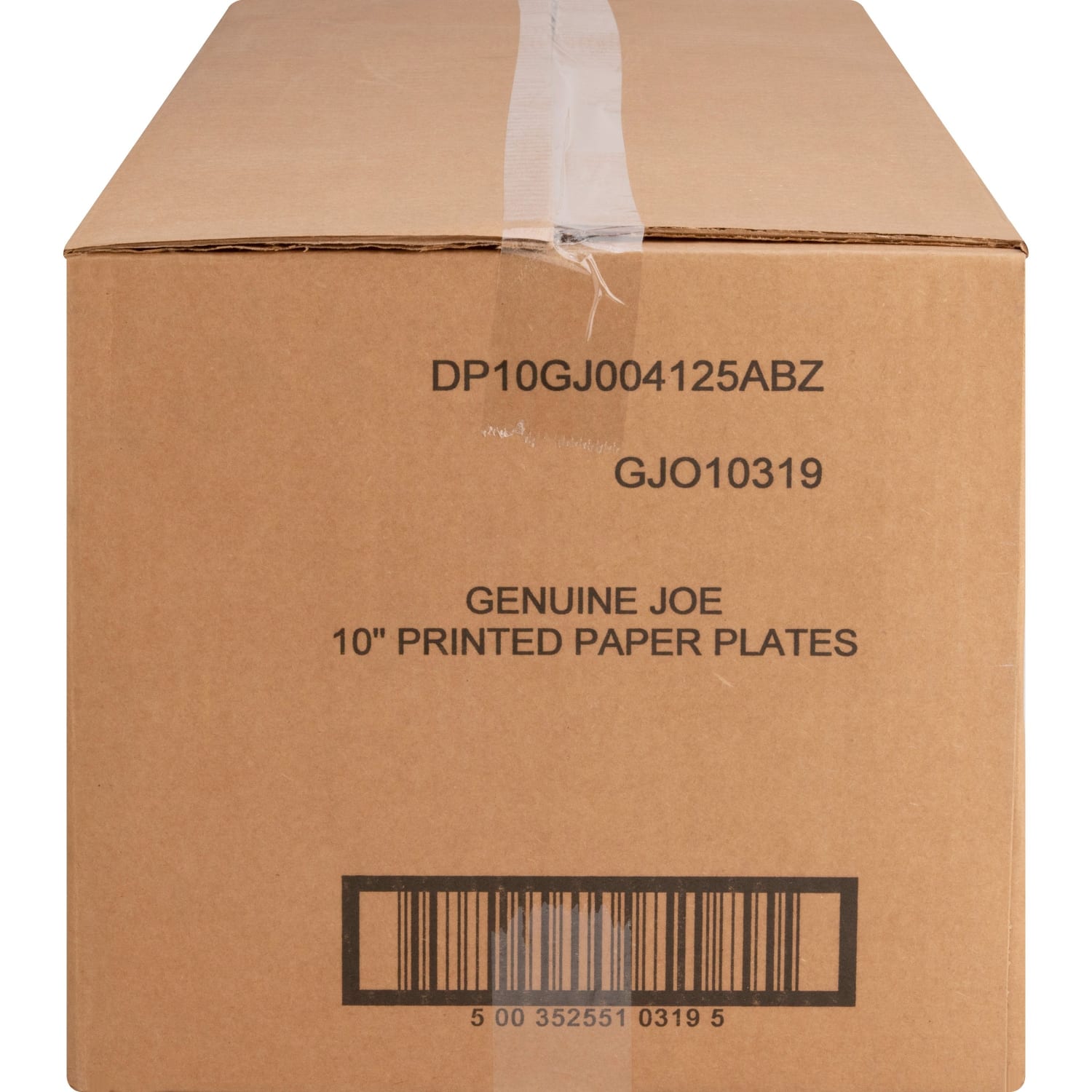 Genuine Joe Printed Paper Plates, 10in, Pack Of 125 - Image 4