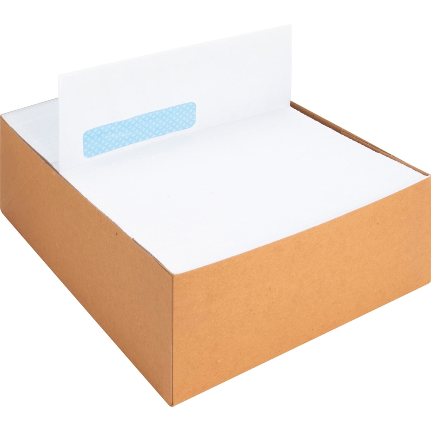 Business Source Security Tint Window Envelopes - Business - #10 - 9 1/2in Width x 4 1/8in Length - Peel & Seal - White - Wove - 500 / Box - Image 6