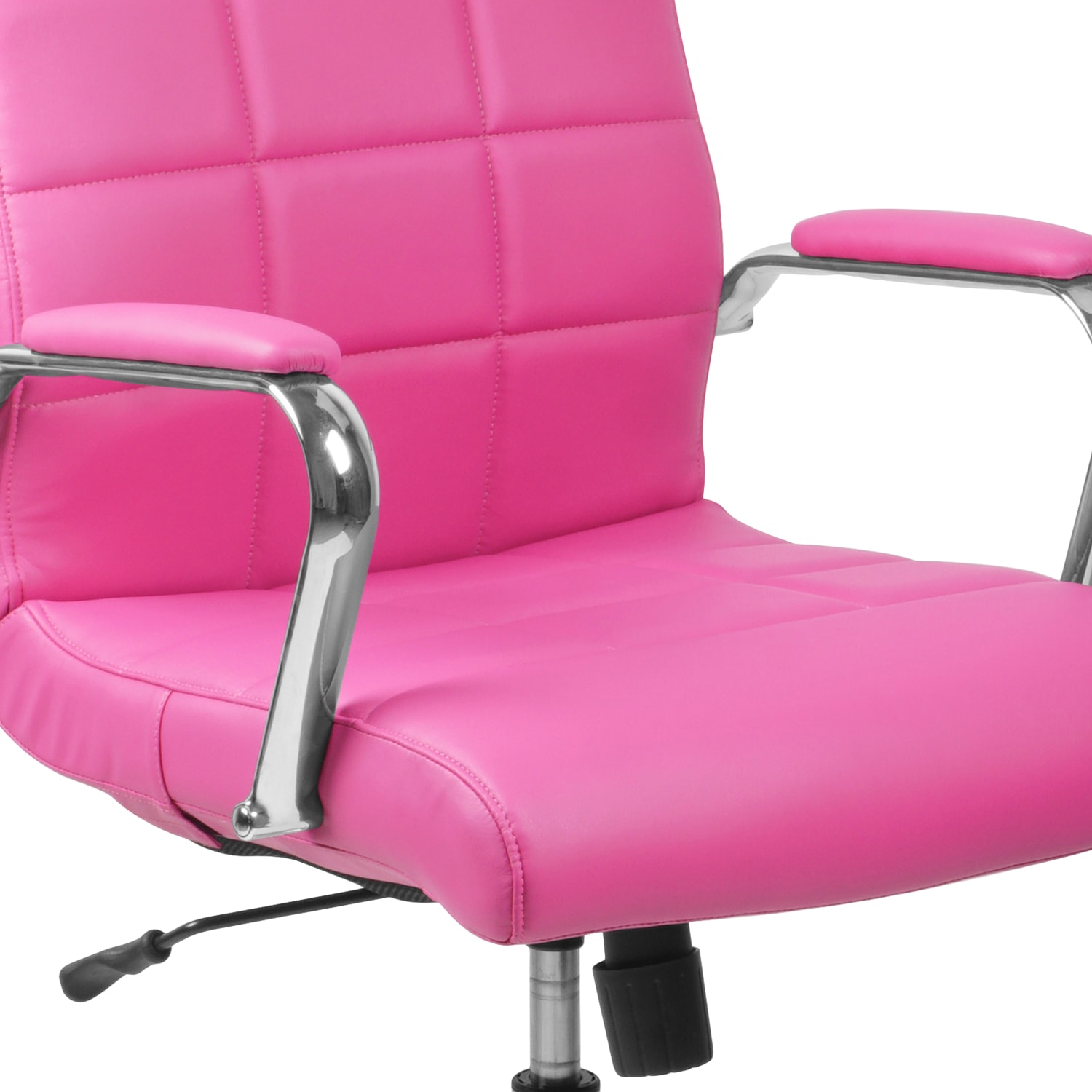 Flash Furniture Vinyl MidBack Executive Office Chair Pink PopularChairscom Flash Furniture Vinyl Mid Back Executive Office Chair Pink PopularChairscom