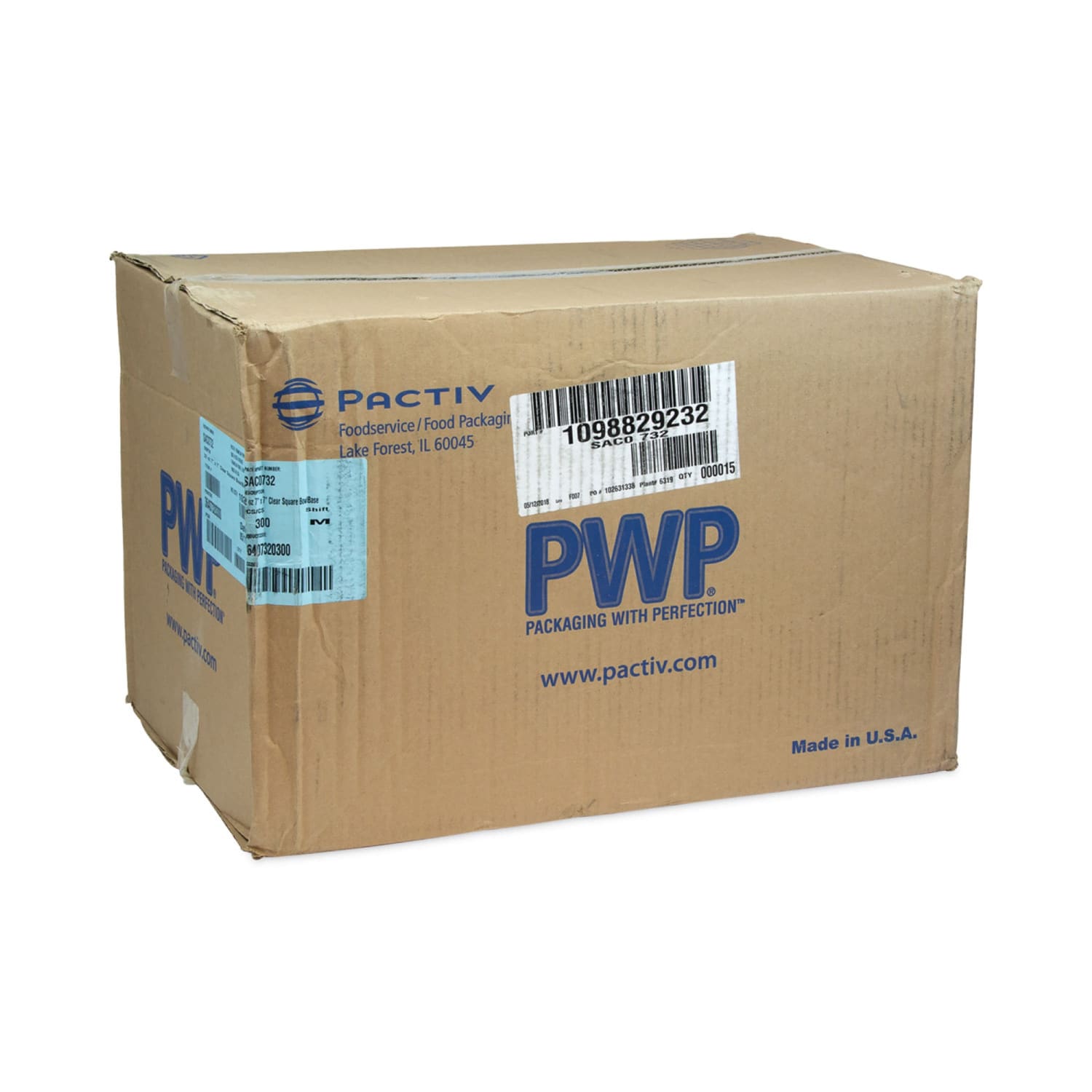 Pactiv Evergreen EarthChoice Square Bowls, 32 Oz, Clear, Plastic, Carton Of 300 Bowls - Image 3