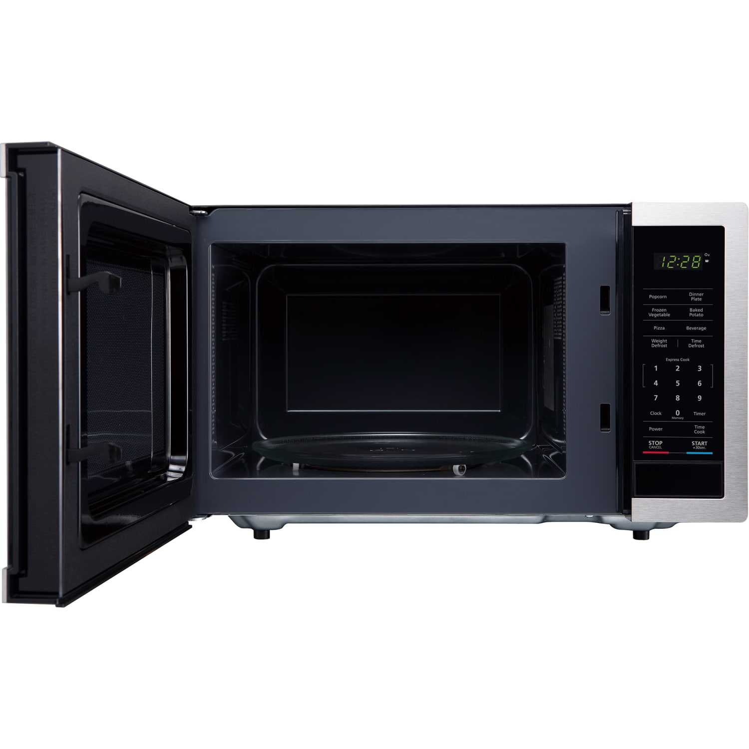 Magic Chef 900-Watt Digital-Touch Countertop Microwave, 0.9 Cu. Ft., Silver - Image 4