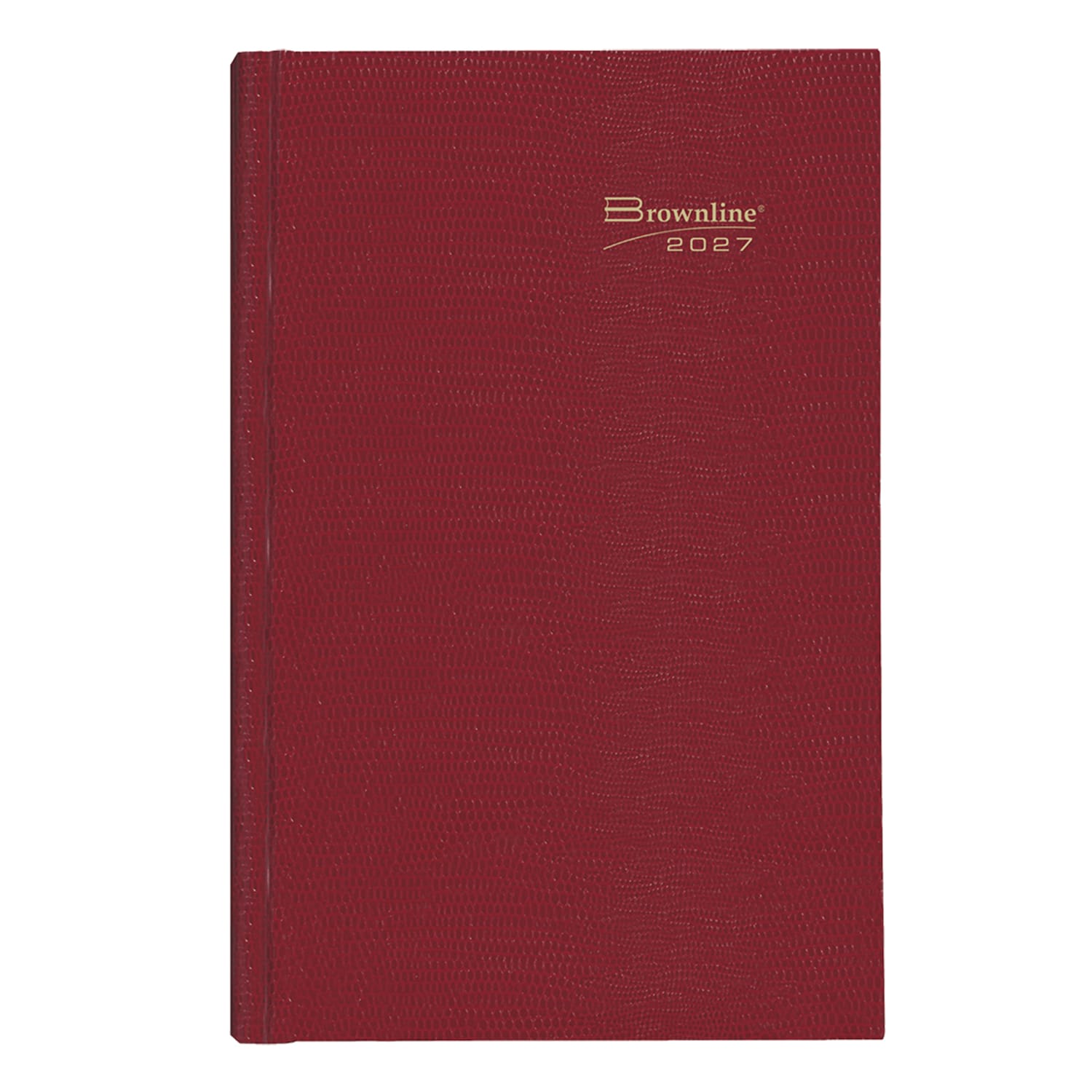2027 Brownline Traditional Daily Planner, 10in x 7-7/8in, 100% Recycled, Red, January To December, C550.RED, Total Qty 1 - Image 3