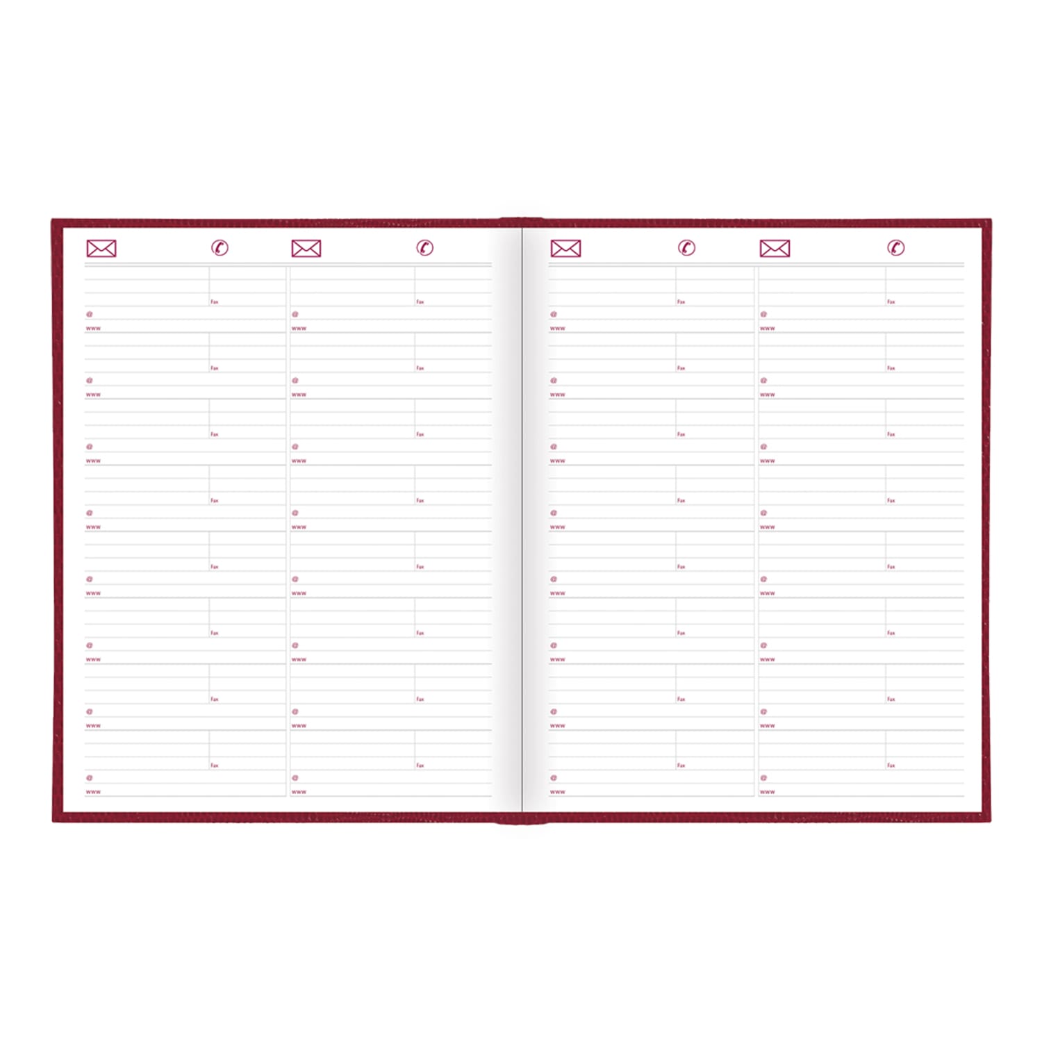 2027 Brownline Traditional Daily Planner, 10in x 7-7/8in, 100% Recycled, Red, January To December, C550.RED, Total Qty 1 - Image 5