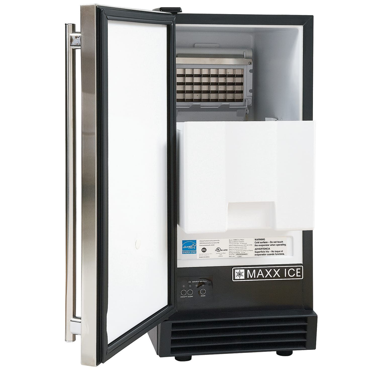 Edgecraft MAXX ICE Value Ice Maker, 50 Lb, Silver - Image 4