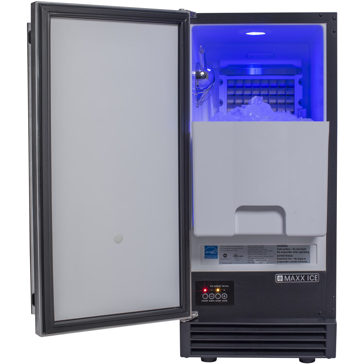 Edgecraft MAXX ICE Premium Ice Maker, 50 Lb, Silver - Image 4