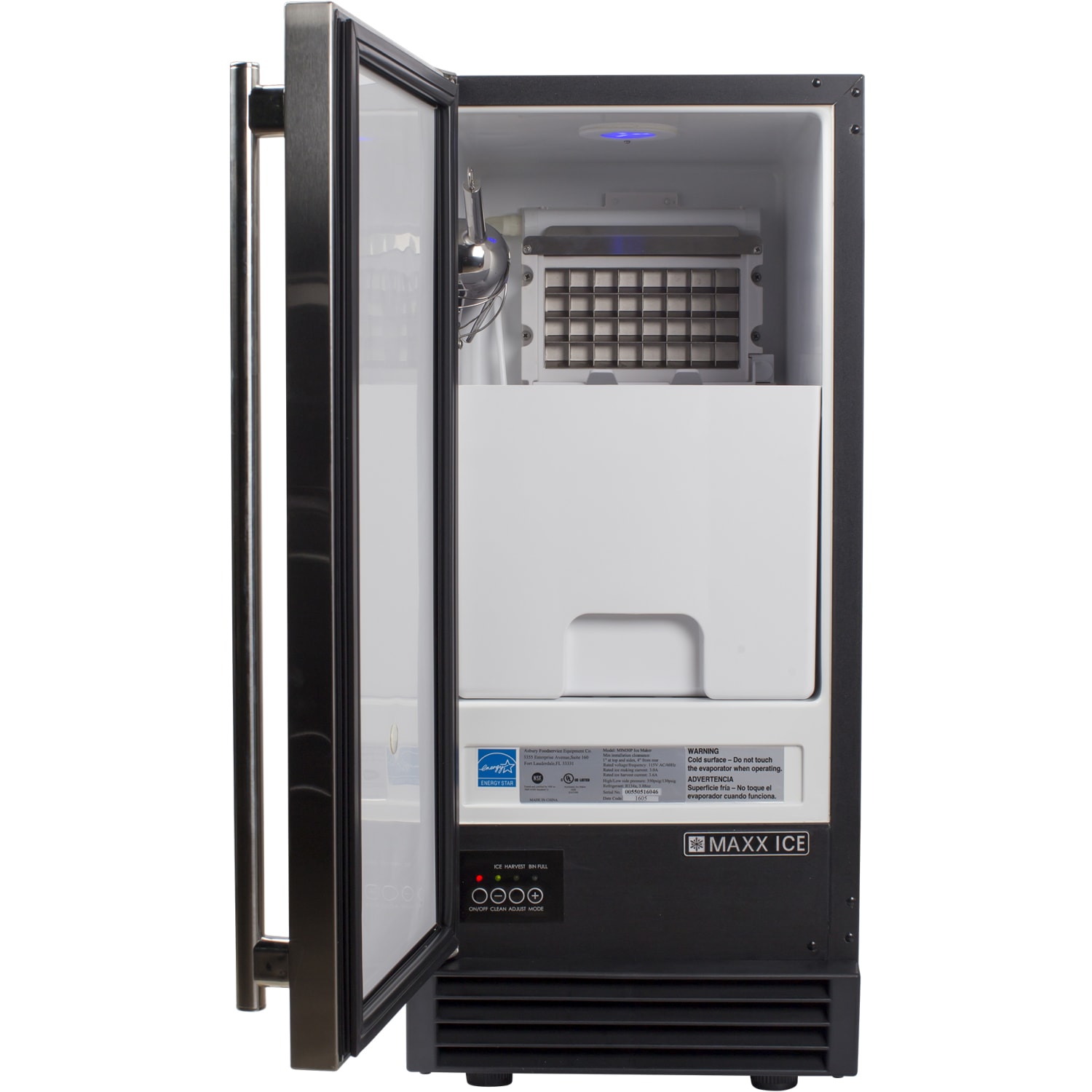 Edgecraft MAXX ICE Premium Ice Maker, 50 Lb, Silver - Image 5
