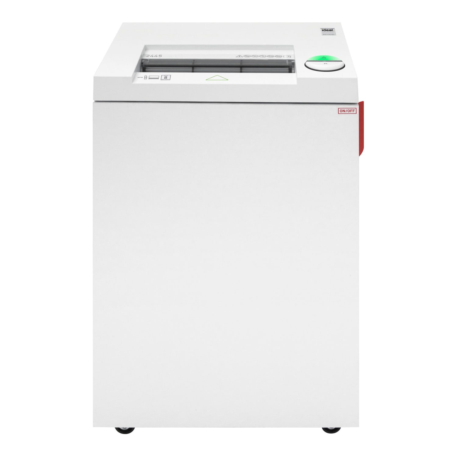 ideal 2445 Cros-Cut Commercia Paper Shredder, Continuous Operation, P-5 Security - IDEDSH0065H