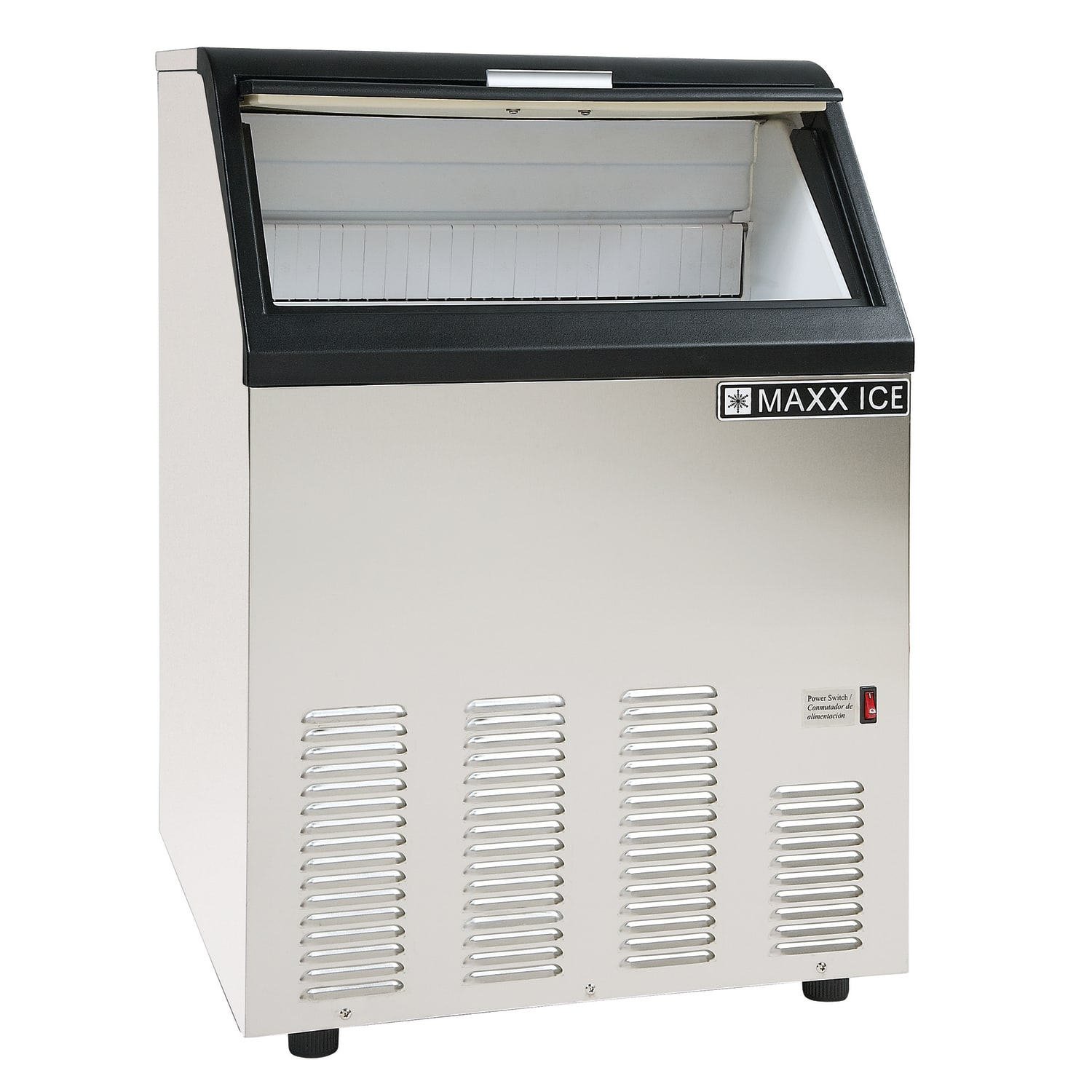 Edgecraft MAXX ICE Self-Contained Bullet Dice Ice Maker, 130 Lb, Silver - Image 3