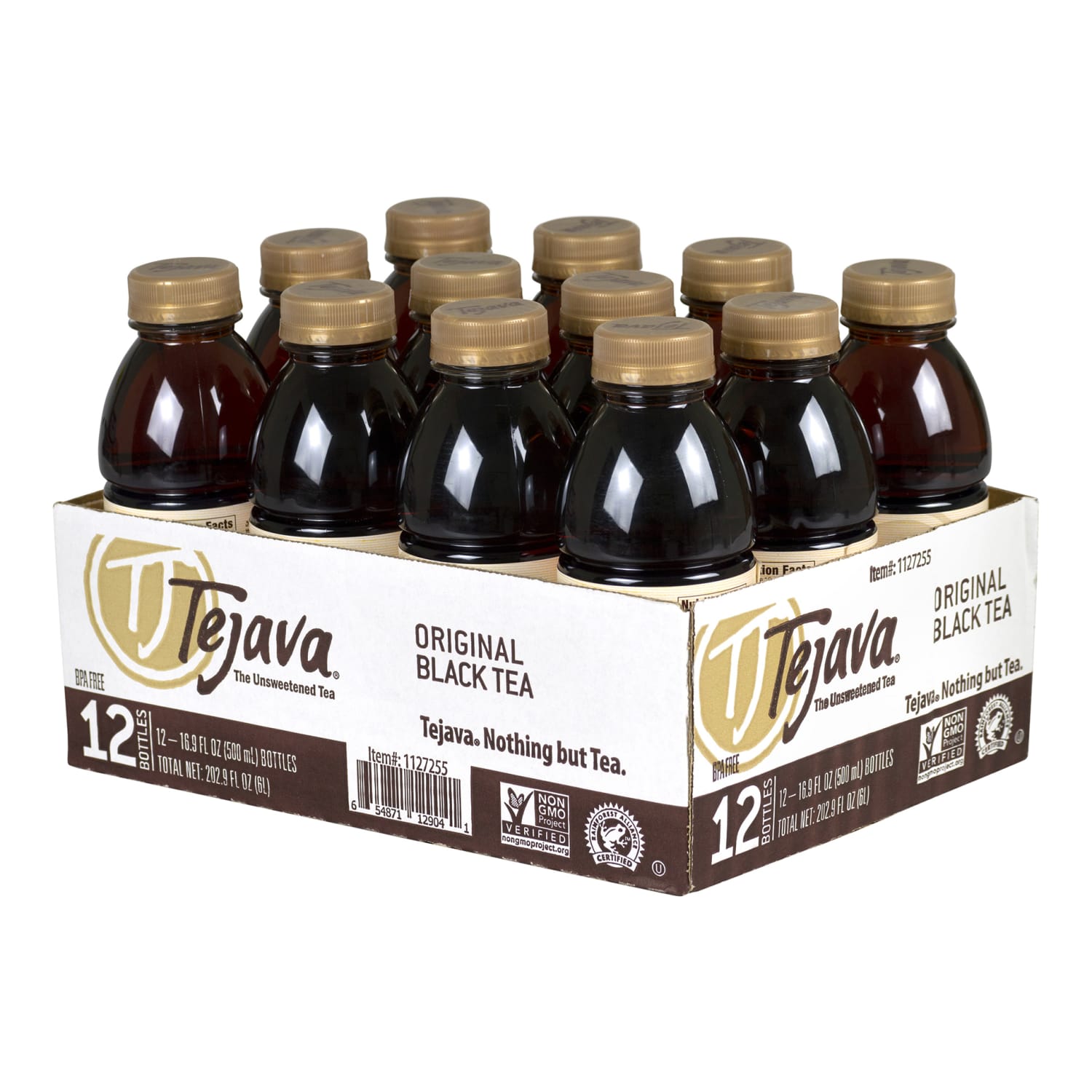 Tejava Original Unsweetened Black Tea Bags, 16.9 Oz, Carton Of 12 - Image 4