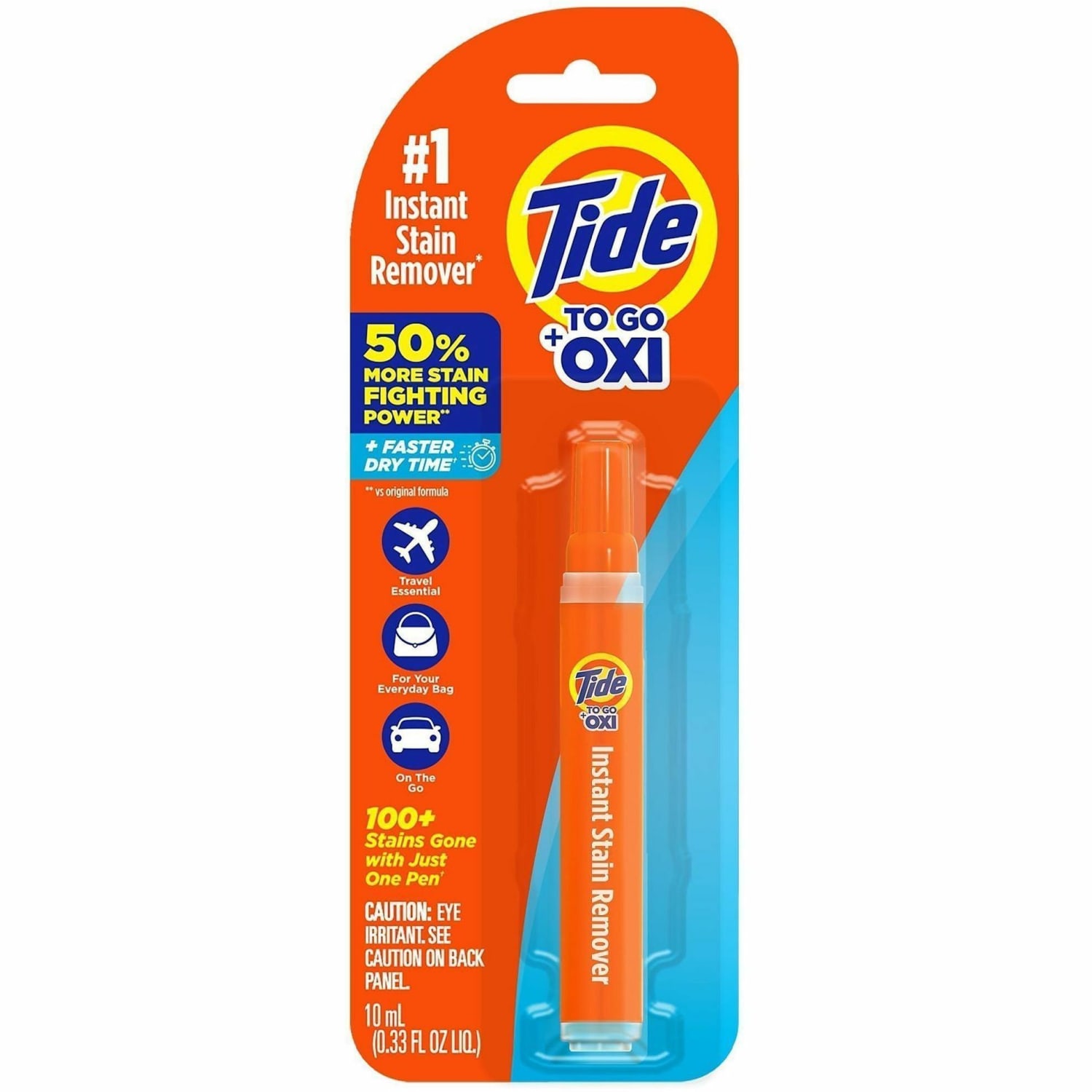 Tide To Go Stain Remover Pen - 0.34 oz (0.02 lb) - Phosphate-free, Machine Washable, Bleach-free - Orange - 6 / Carton - Image 4