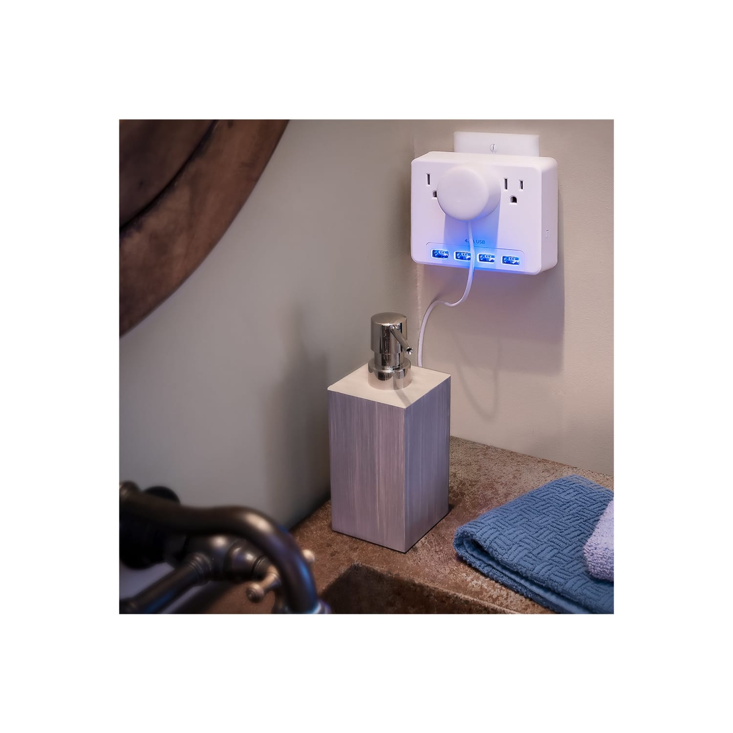 CyberPower Professional Series P3WU - Surge protector - AC 125 V - output connectors: 3 - white - Image 5