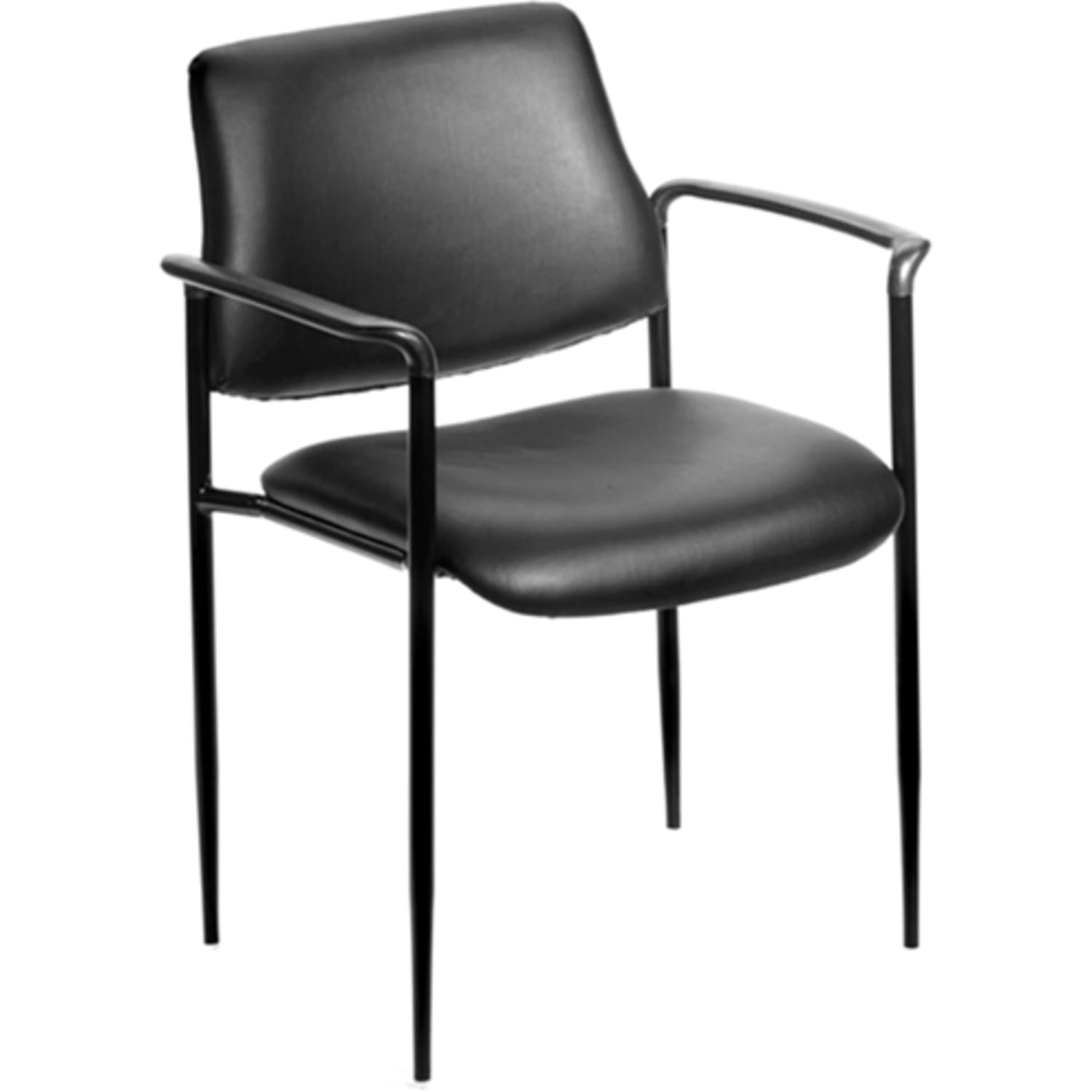Boss Office Products Stackable Chair Black PopularChairscom