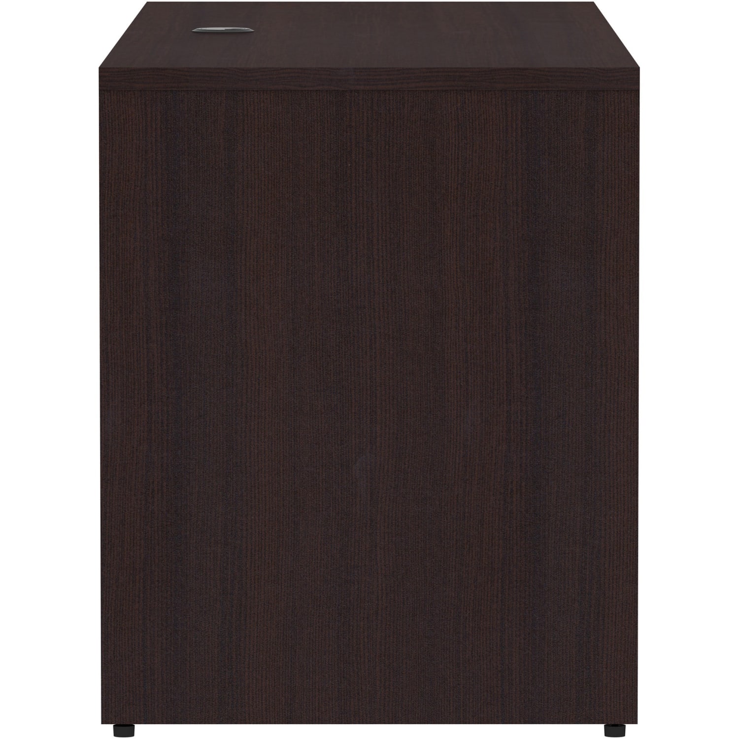 Lorell 66inW Credenza Computer Desk Shell, Espresso - Image 4