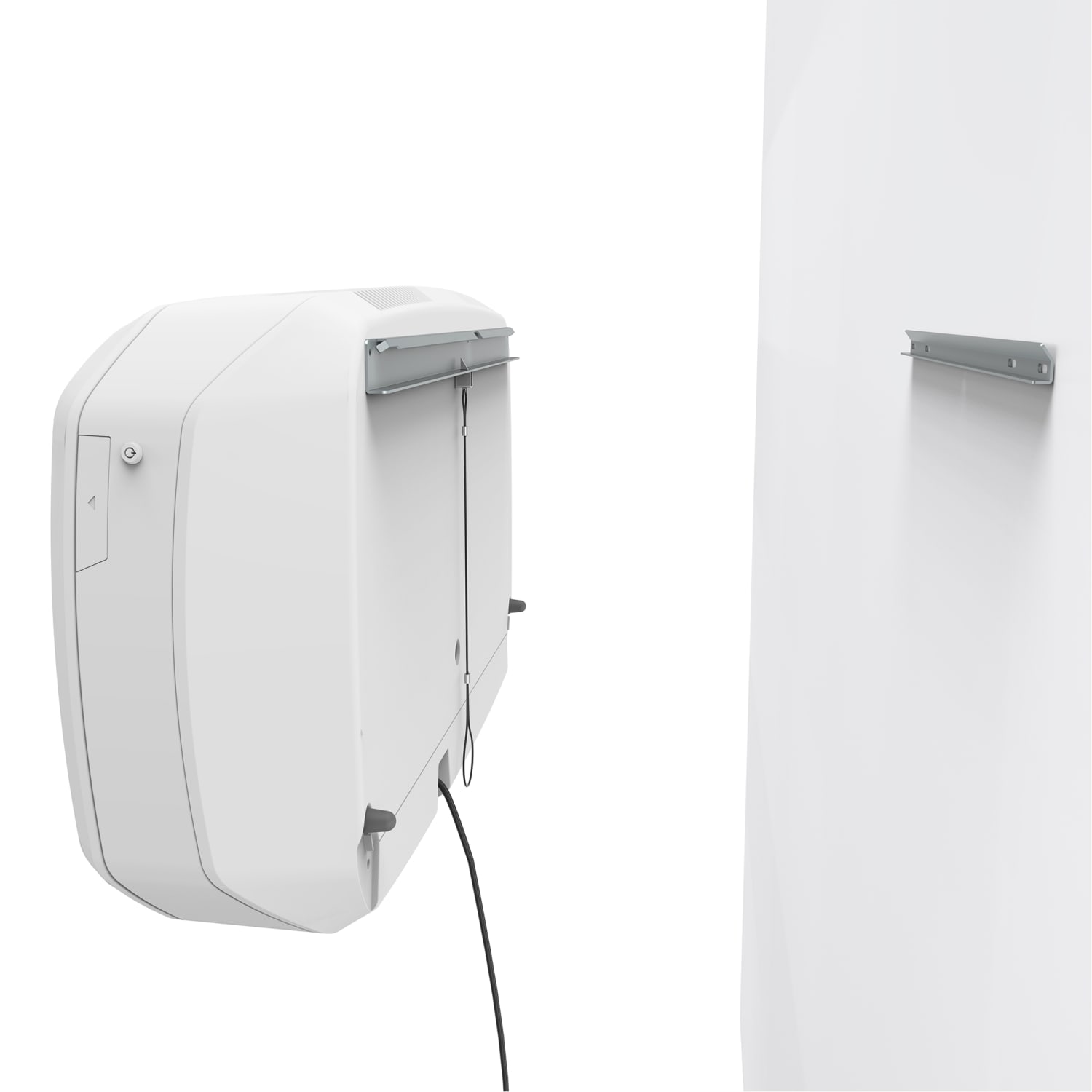 Fellowes AeraMax Pro AM4 Stand-To-Wall Kit, 11/16inH x 1-1/2inW x 70inD, Silver - Image 3