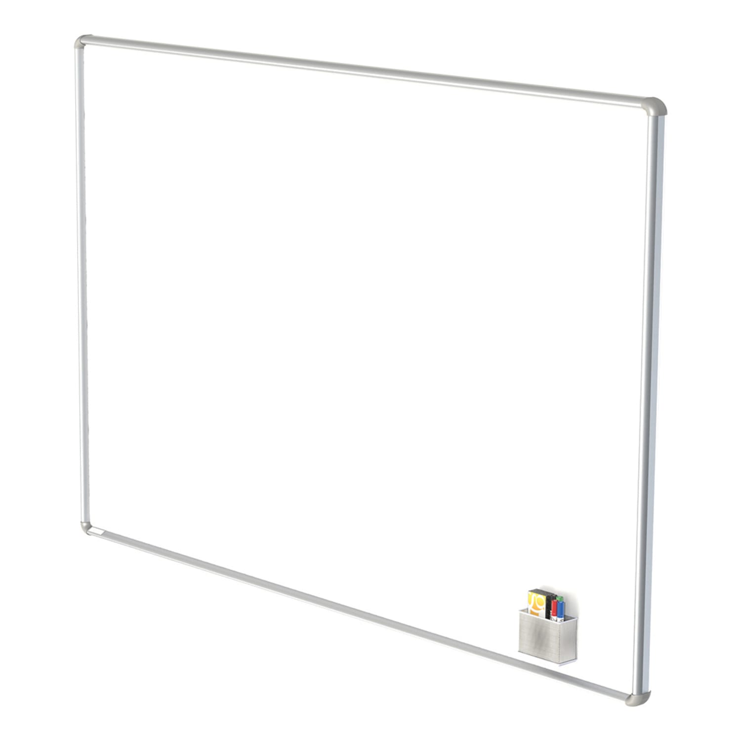 Ghent Nexus Magnetic Dry-Erase Whiteboard, 48in x 72in, Aluminum Frame With Satin Silver Finish - Image 3
