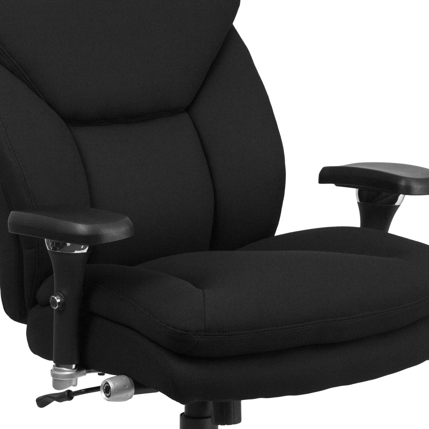 Flash Furniture HERCULES Series 247 Intensive Use Big Tall Ergonomic Fabric HighBack Office Chair With Lumbar Knob And Headrest BlackGray PopularChairscom Flash Furniture HERCULES Series 24 7 Intensive Use Big Tall Ergonomic Fabric High Back Office Chair With Lumbar Knob And Headrest BlackGray PopularChairscom