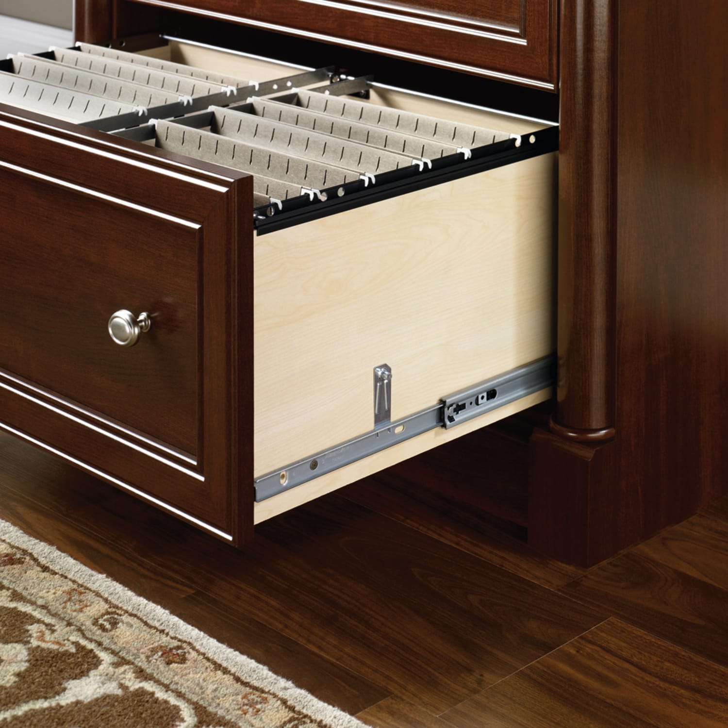 Sauder 36-13/16inW x 22inD Lateral 2-Drawer File Cabinet, Select Cherry - Image 5