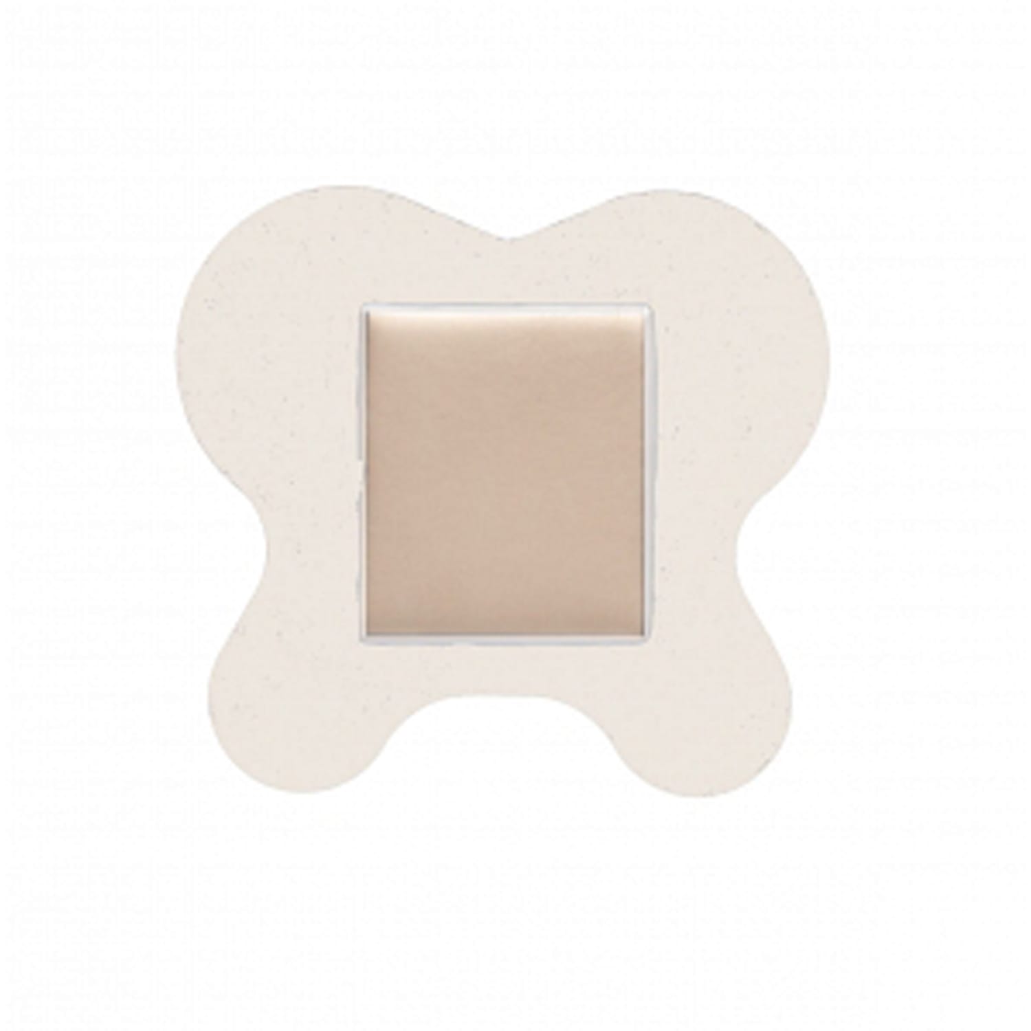 Medline Optifoam Sacral Adhesive Dressings, 6 1/8in x 5 1/2in, Tan, Pack Of 10 - Image 3